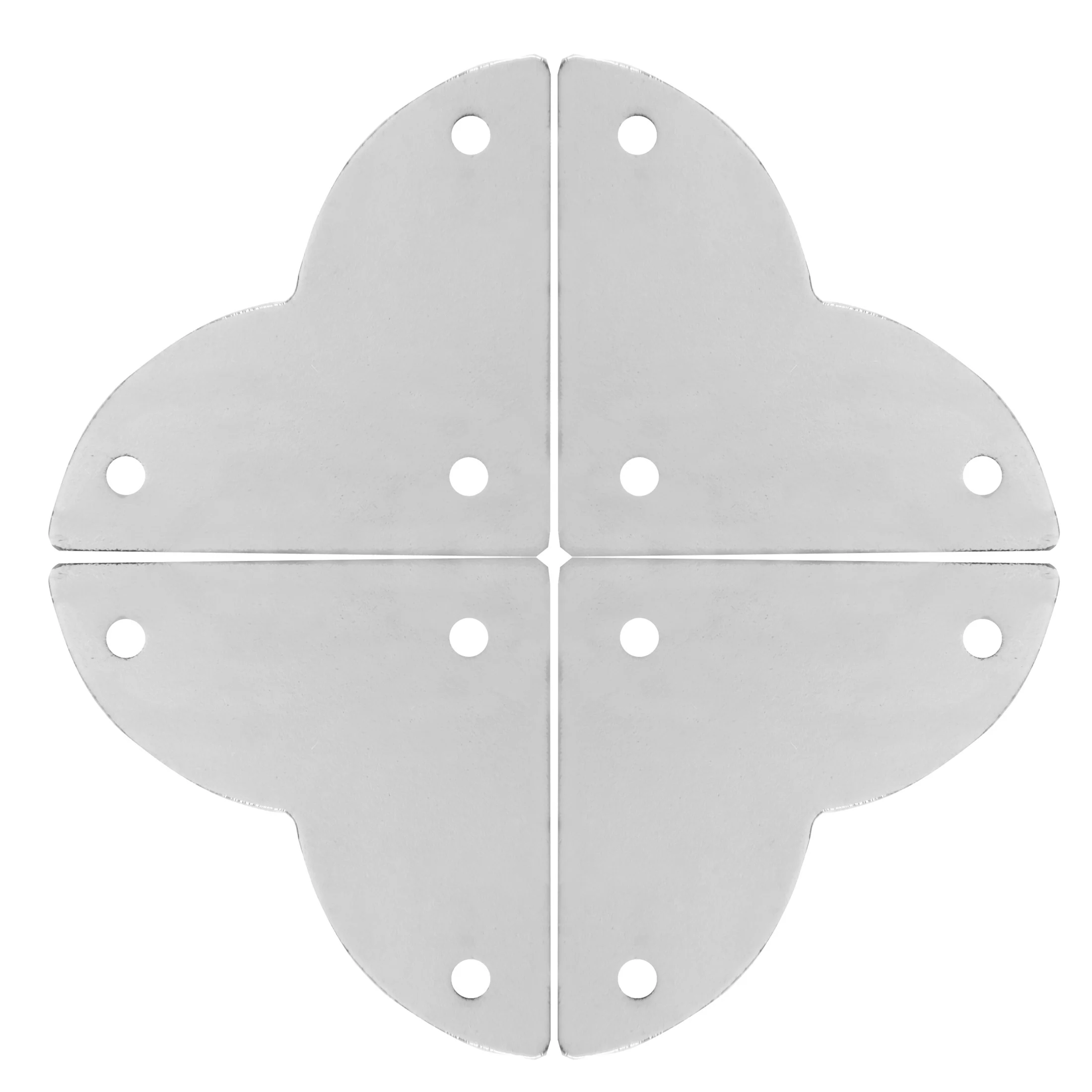 Smooth Quatrefoil Corners, Small, 4 pc - Image 11
