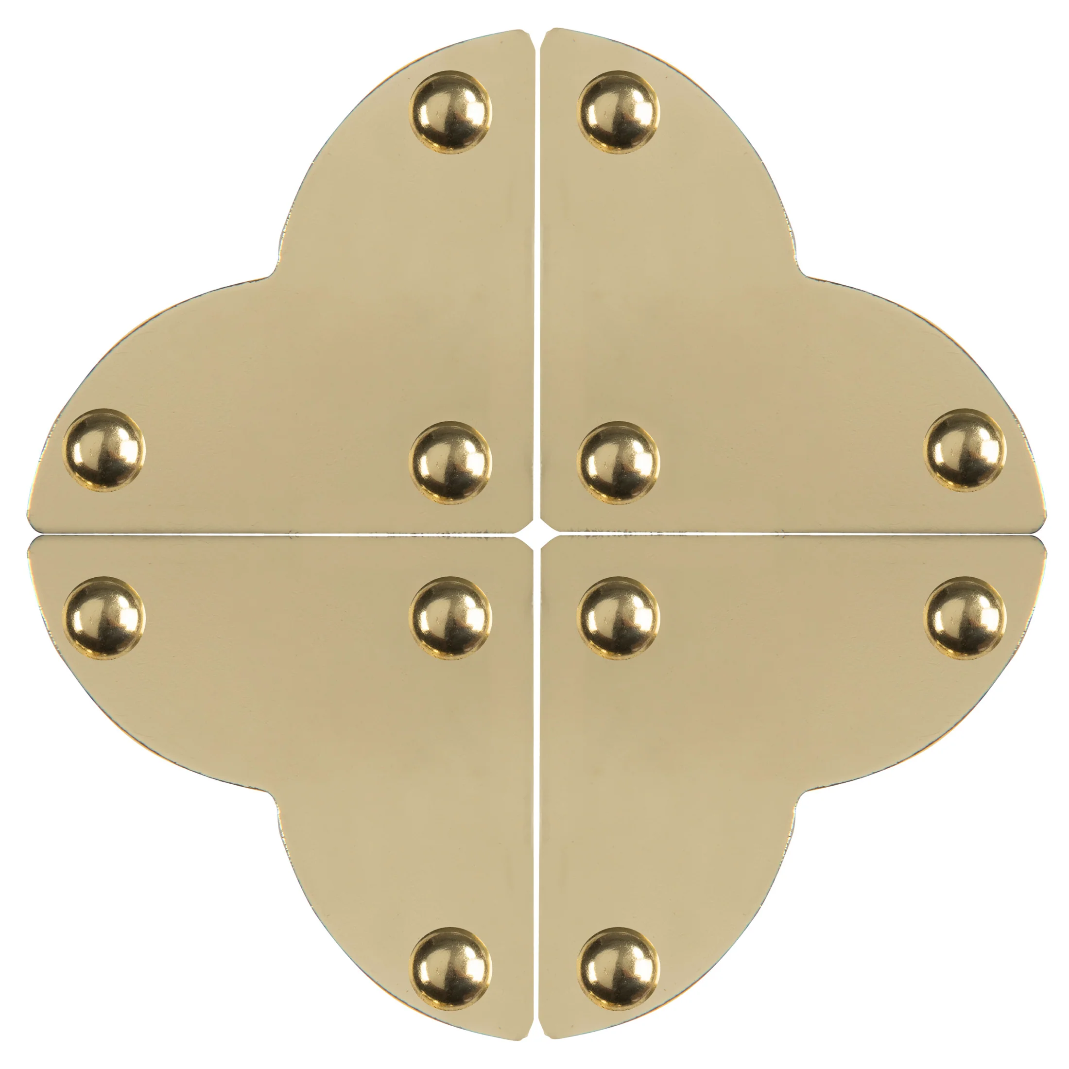 Smooth Quatrefoil Corners, Small, 4 pc - Image 4