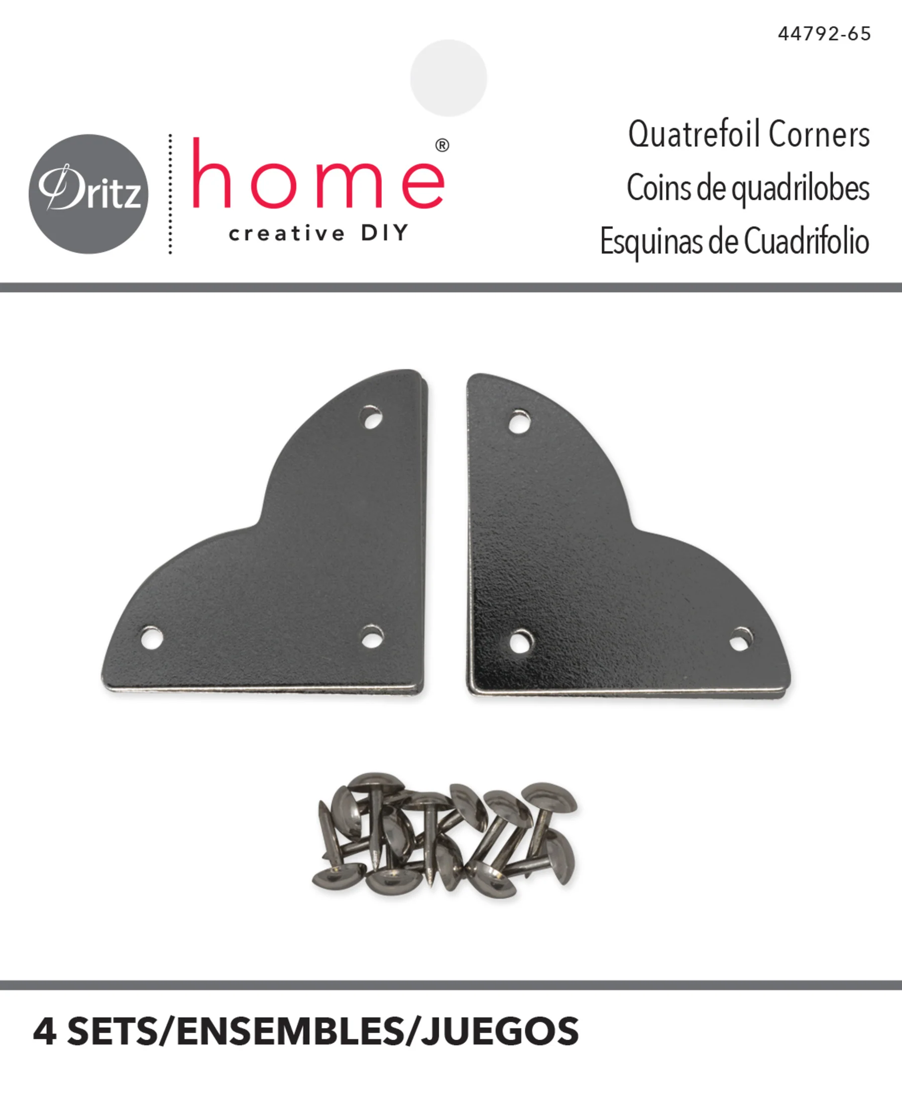 Smooth Quatrefoil Corners, Small, 4 pc - Image 9