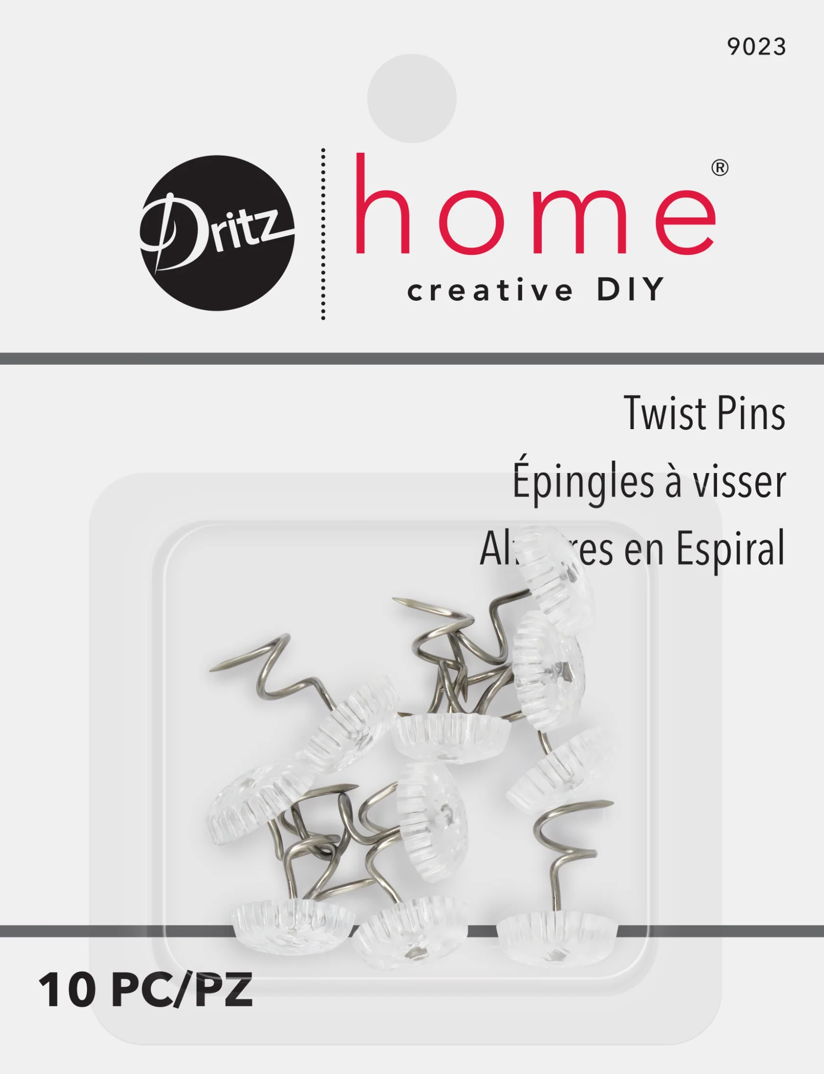 Twist Pins, Clear