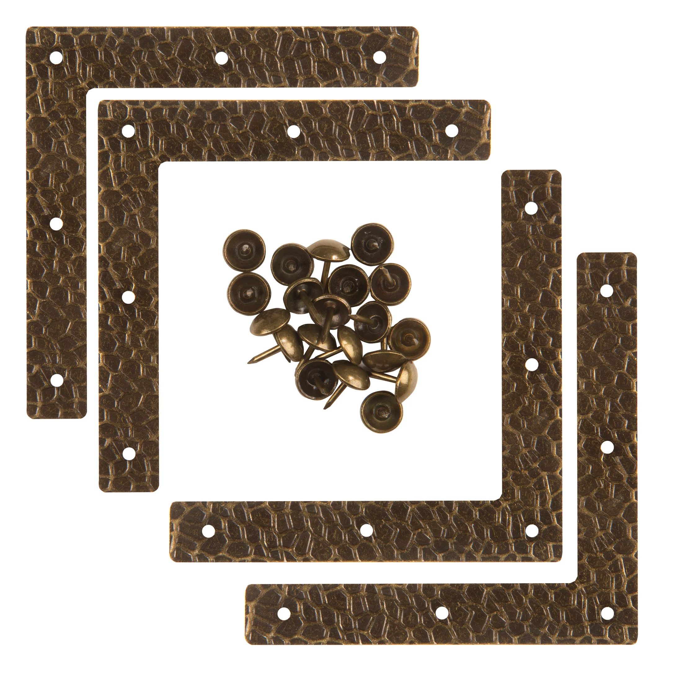 Textured Campaign Corners, Large, 4 pc - Image 2