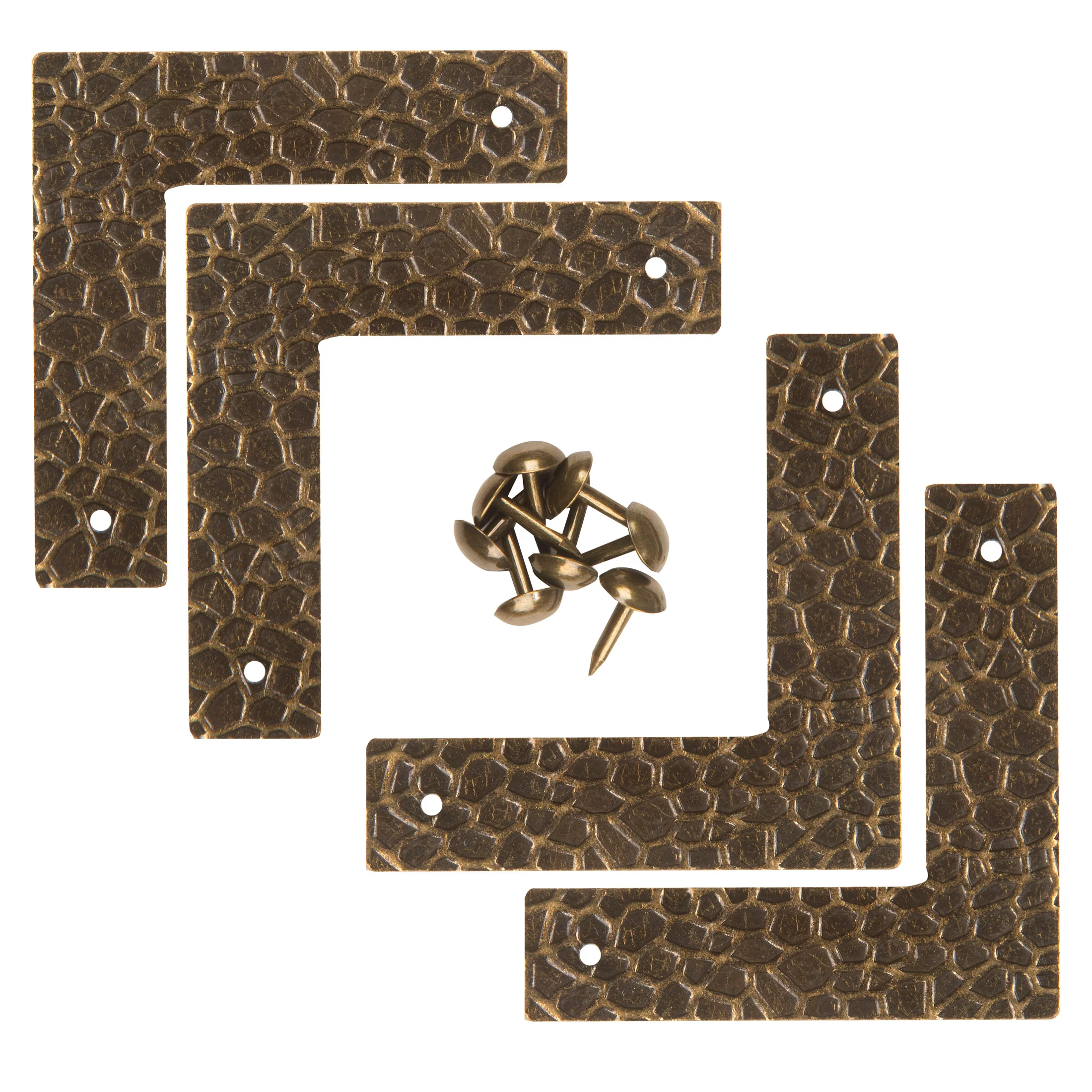 Textured Campaign Corners, Small, 4 pc - Image 2