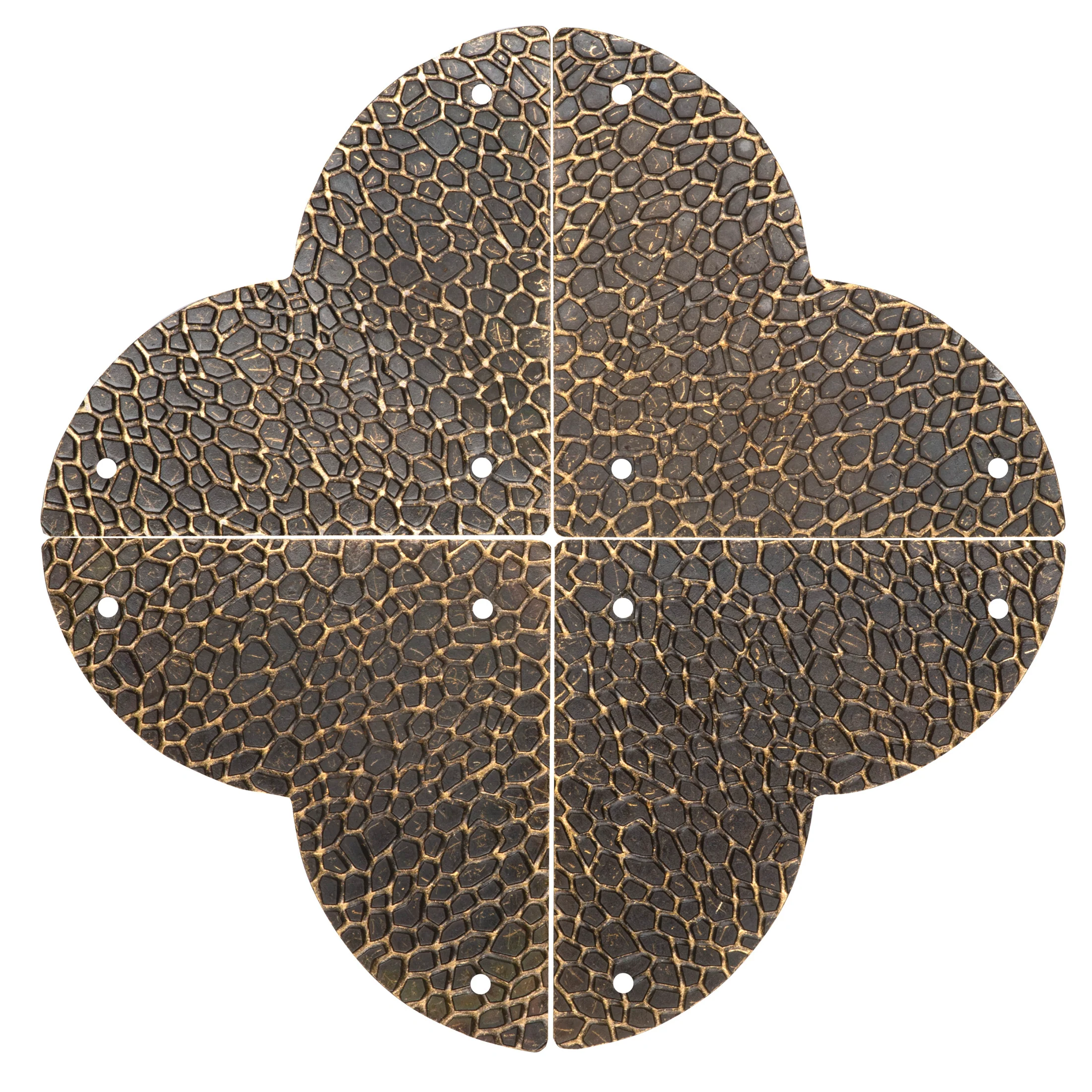 Textured Quatrefoil Corners, Large, 4pc - Image 4