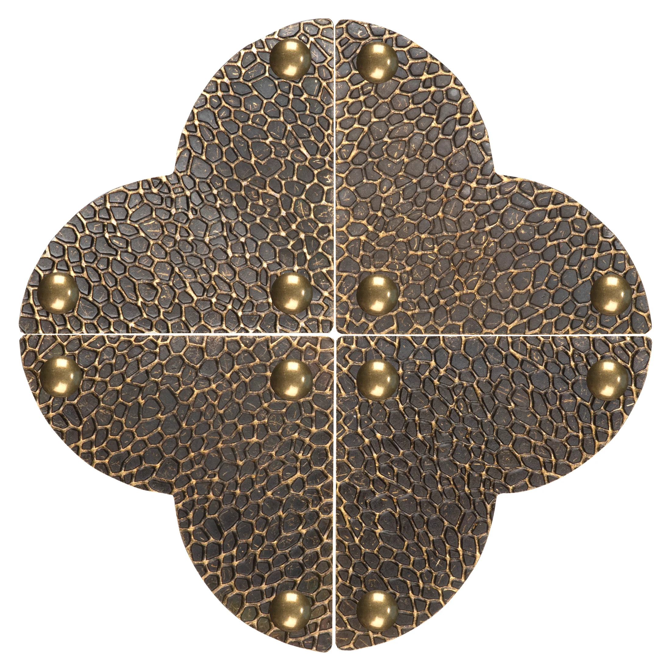 Textured Quatrefoil Corners, Large, 4pc - Image 5