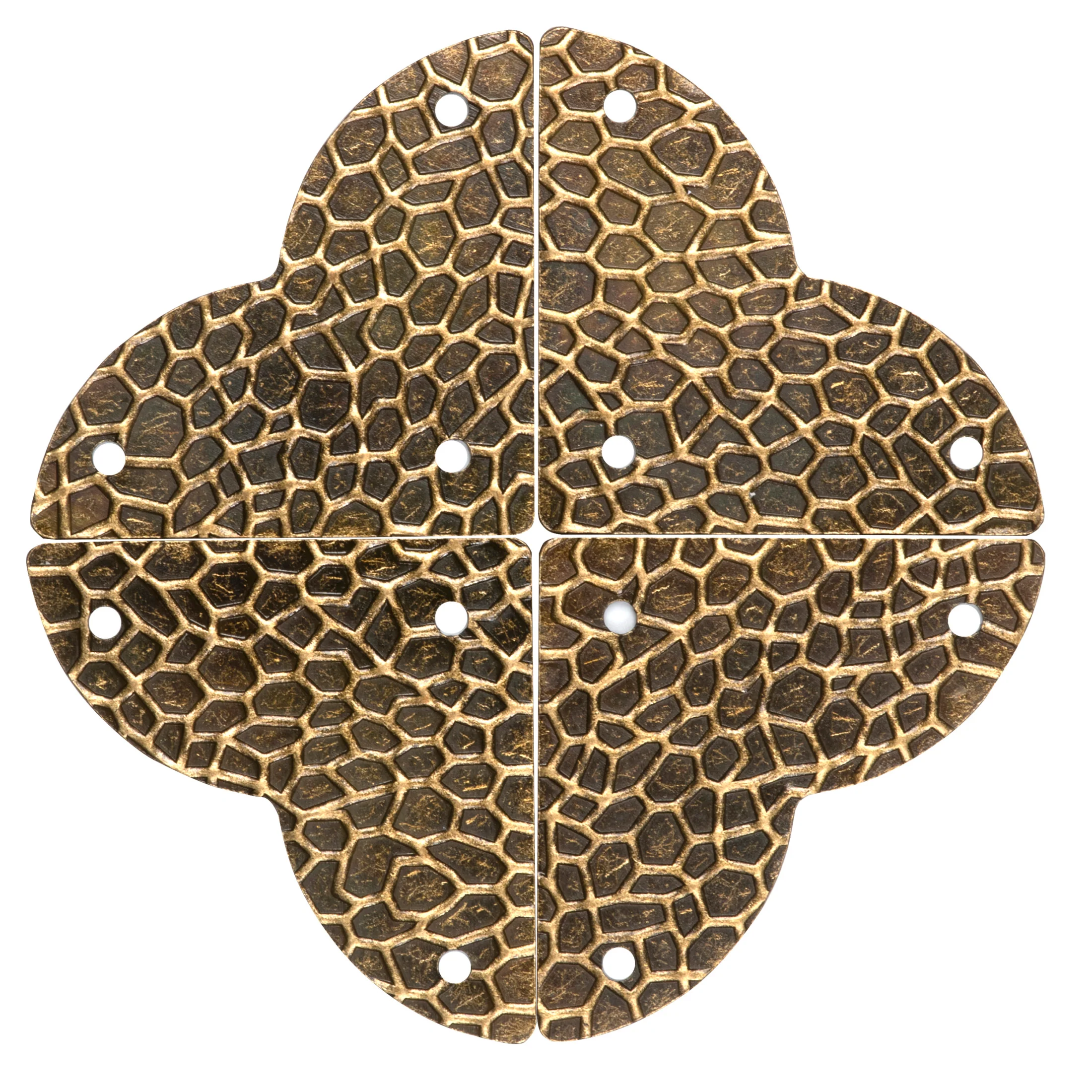 Textured Quatrefoil Corners, Small, 4pc - Image 2