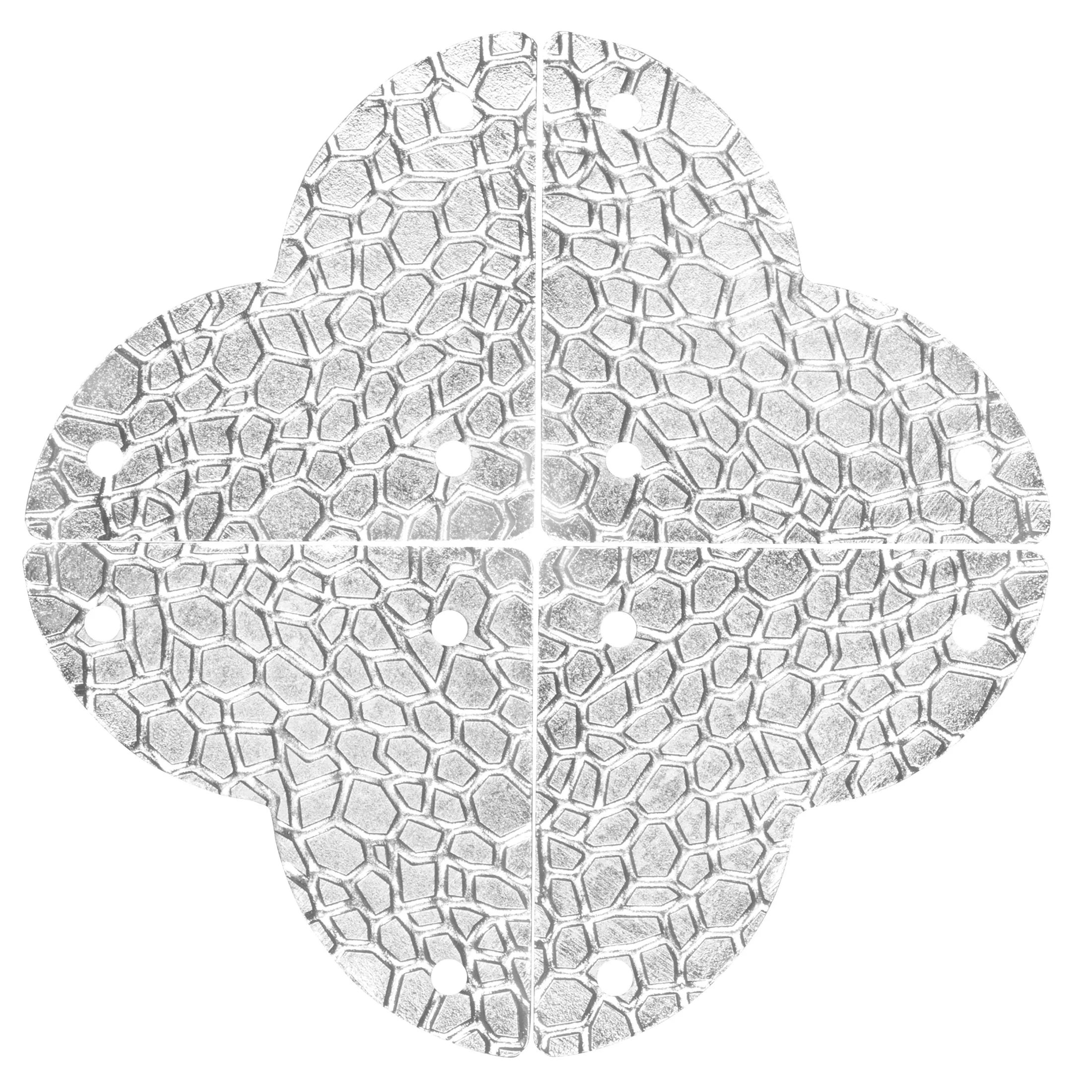 Textured Quatrefoil Corners, Small, 4pc - Image 6