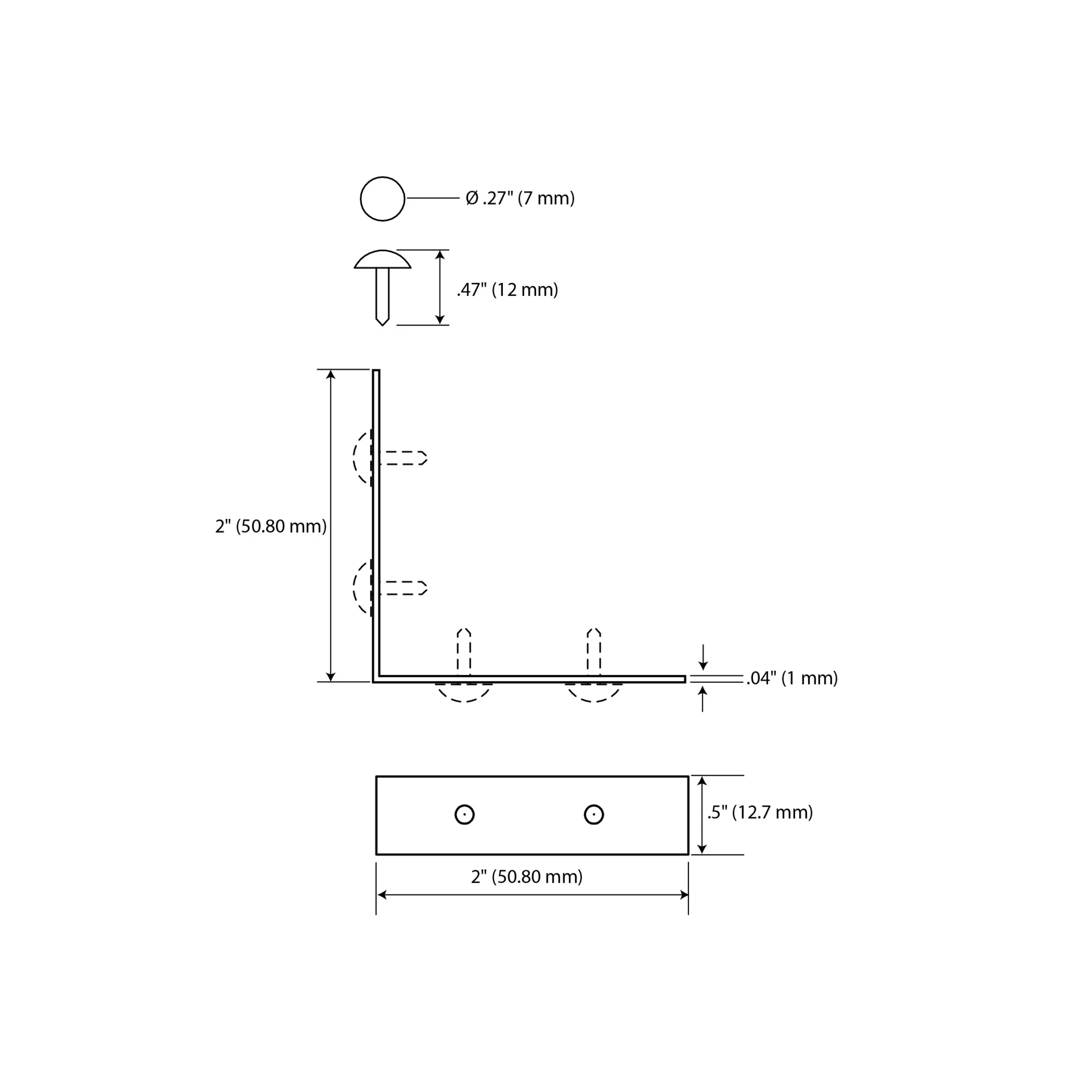 Textured Right Angle Corners, Small, 4 pc - Image 11
