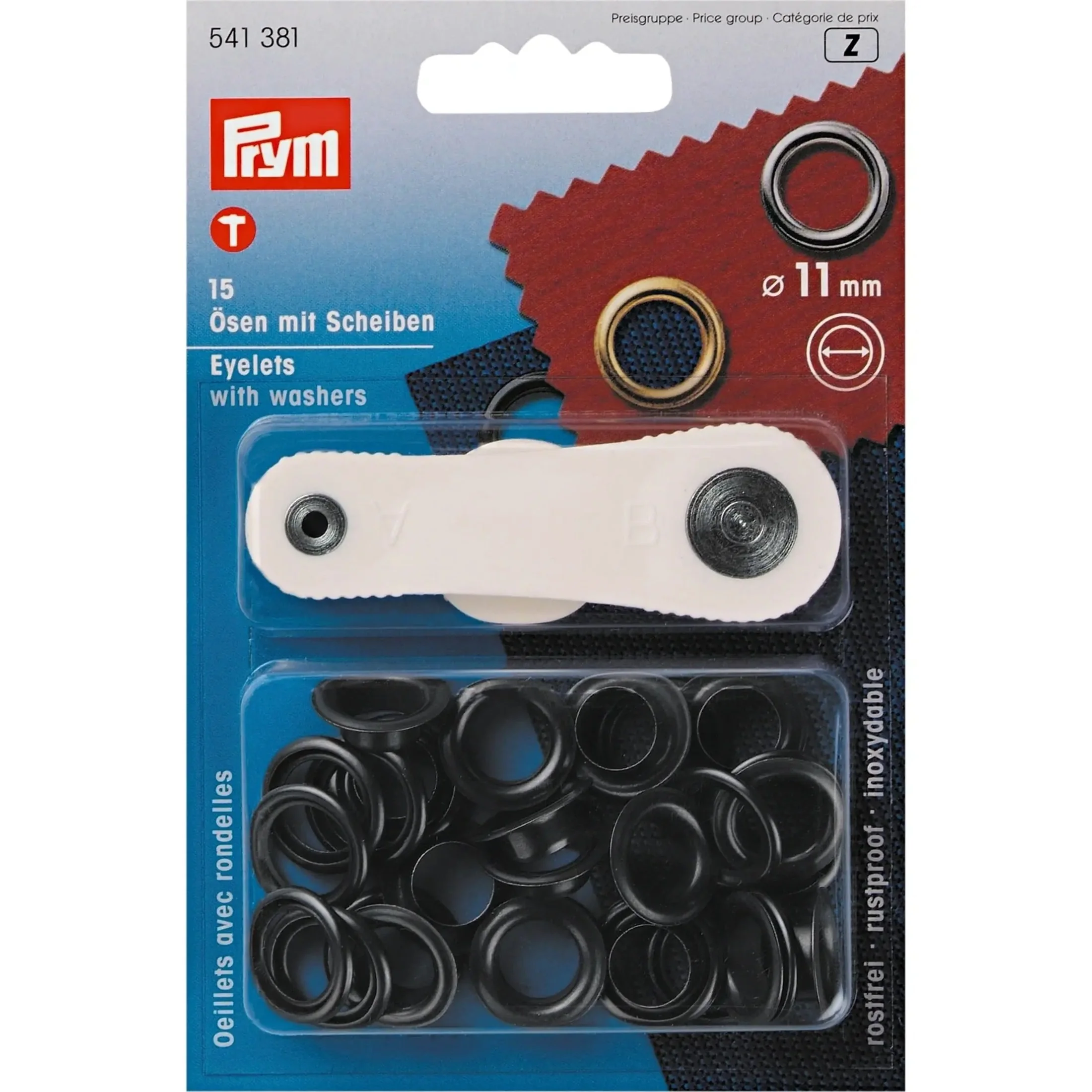 Eyelets With Washers 11 mm 15 pc Tool Included - Image 5