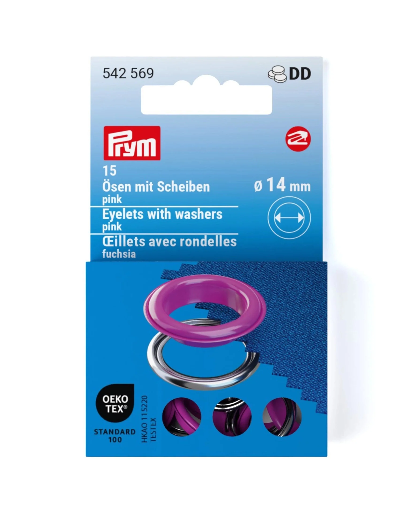 Eyelets With Washers 14 mm 15 pc Refill - Image 18