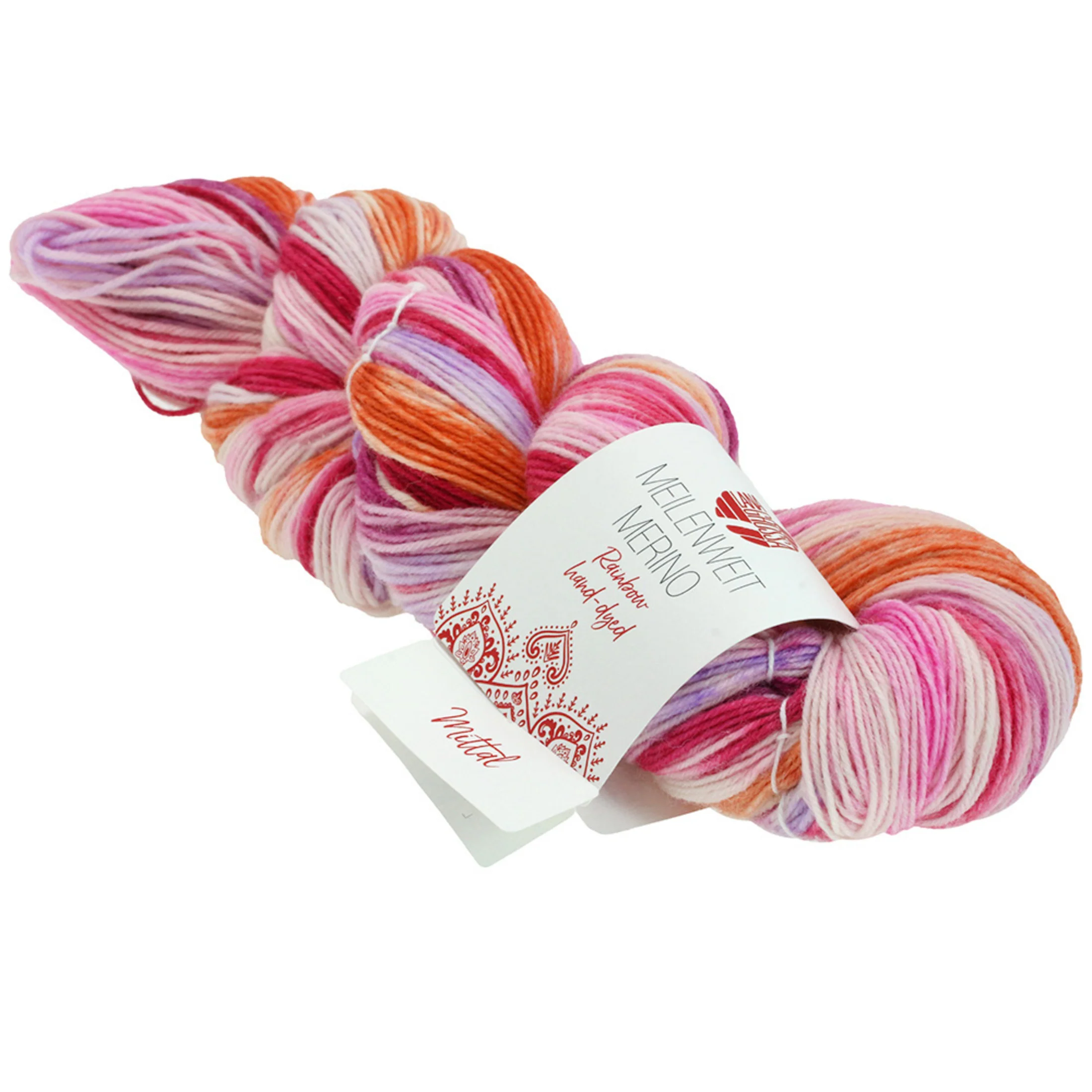 Hand Dyed Meilenweit 100 Merino Rainbow Yarn - Image 13