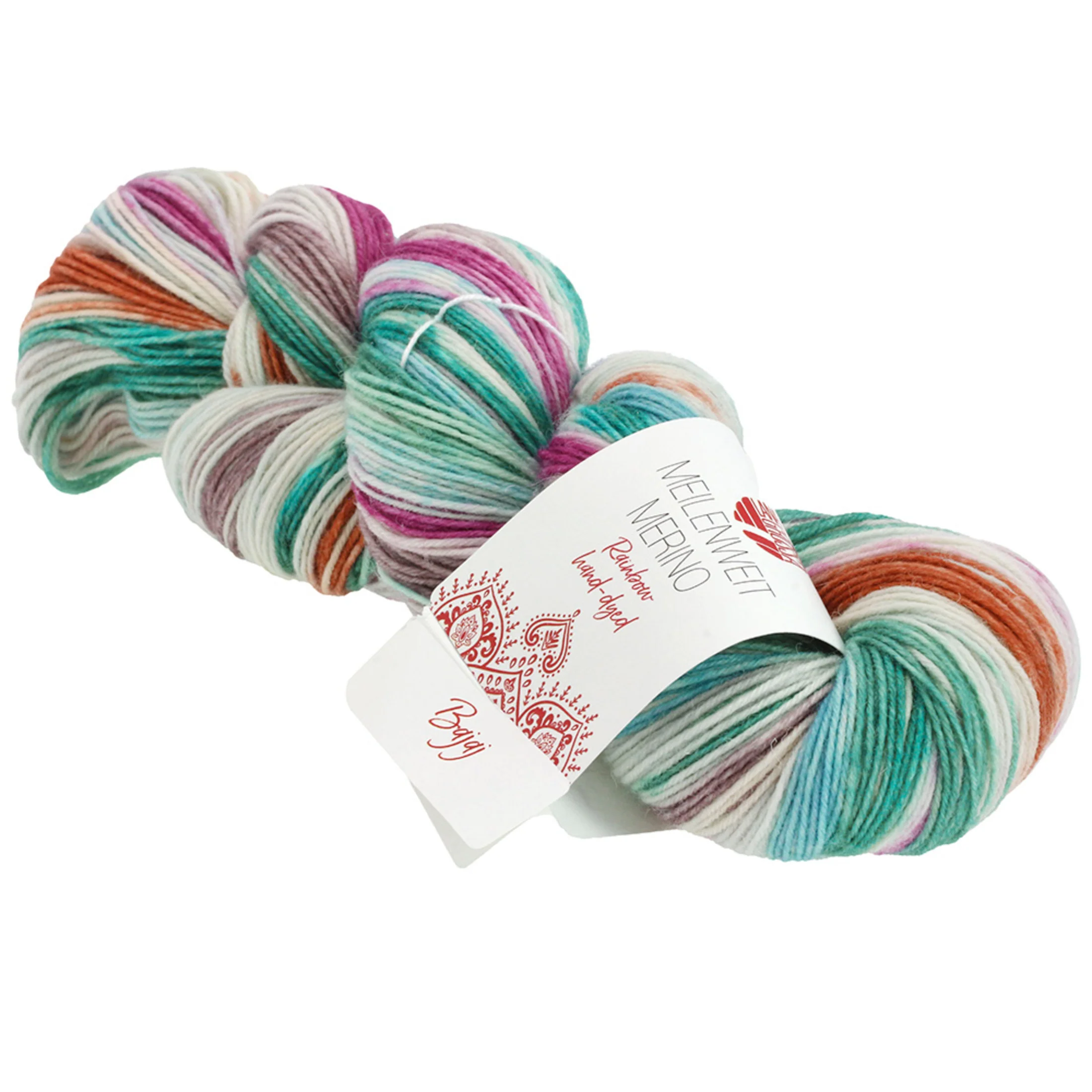 Hand Dyed Meilenweit 100 Merino Rainbow Yarn - Image 7