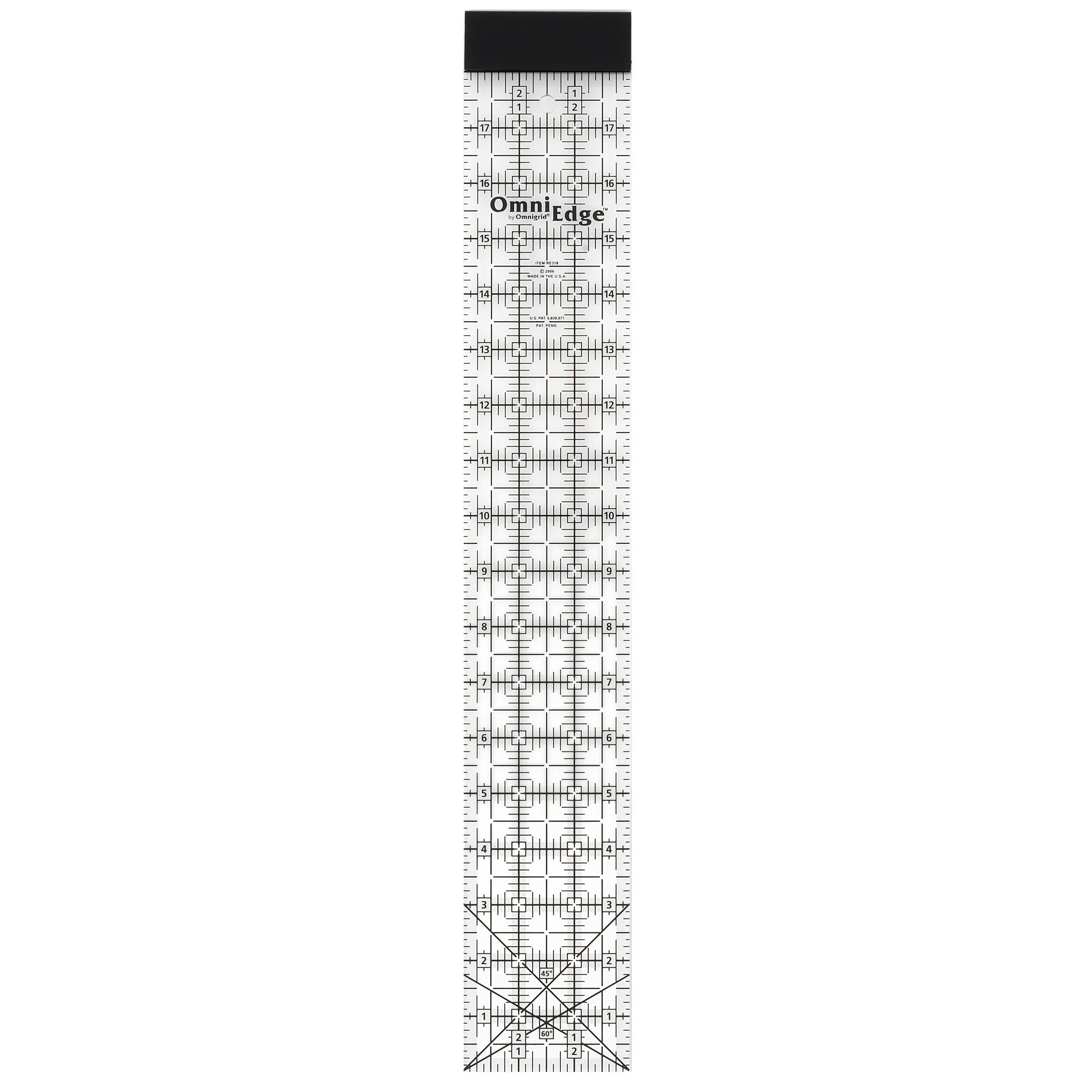 Rectangle Ruler with Removable Lip