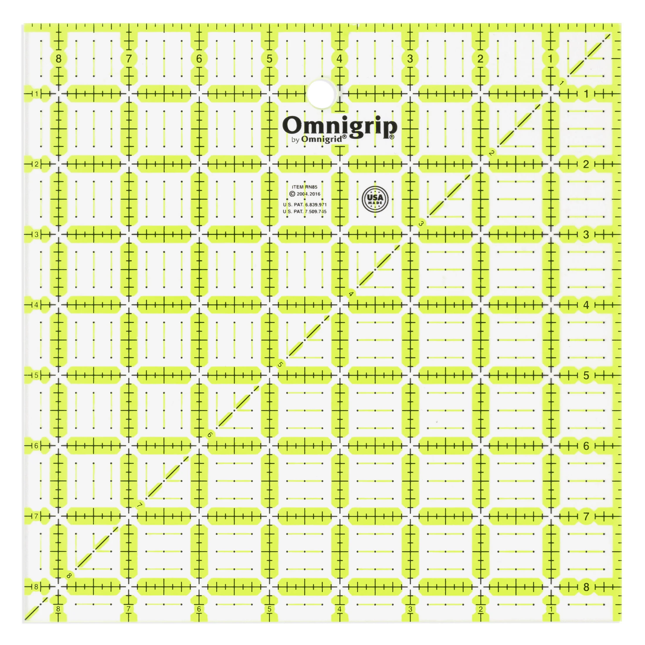 Omnigrip Non-Slip Square Ruler, Neon - Image 11