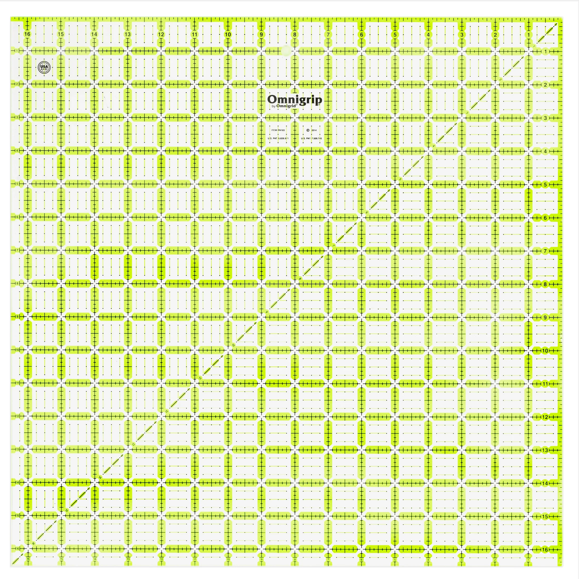Omnigrip Non-Slip Square Ruler, Neon - Image 19