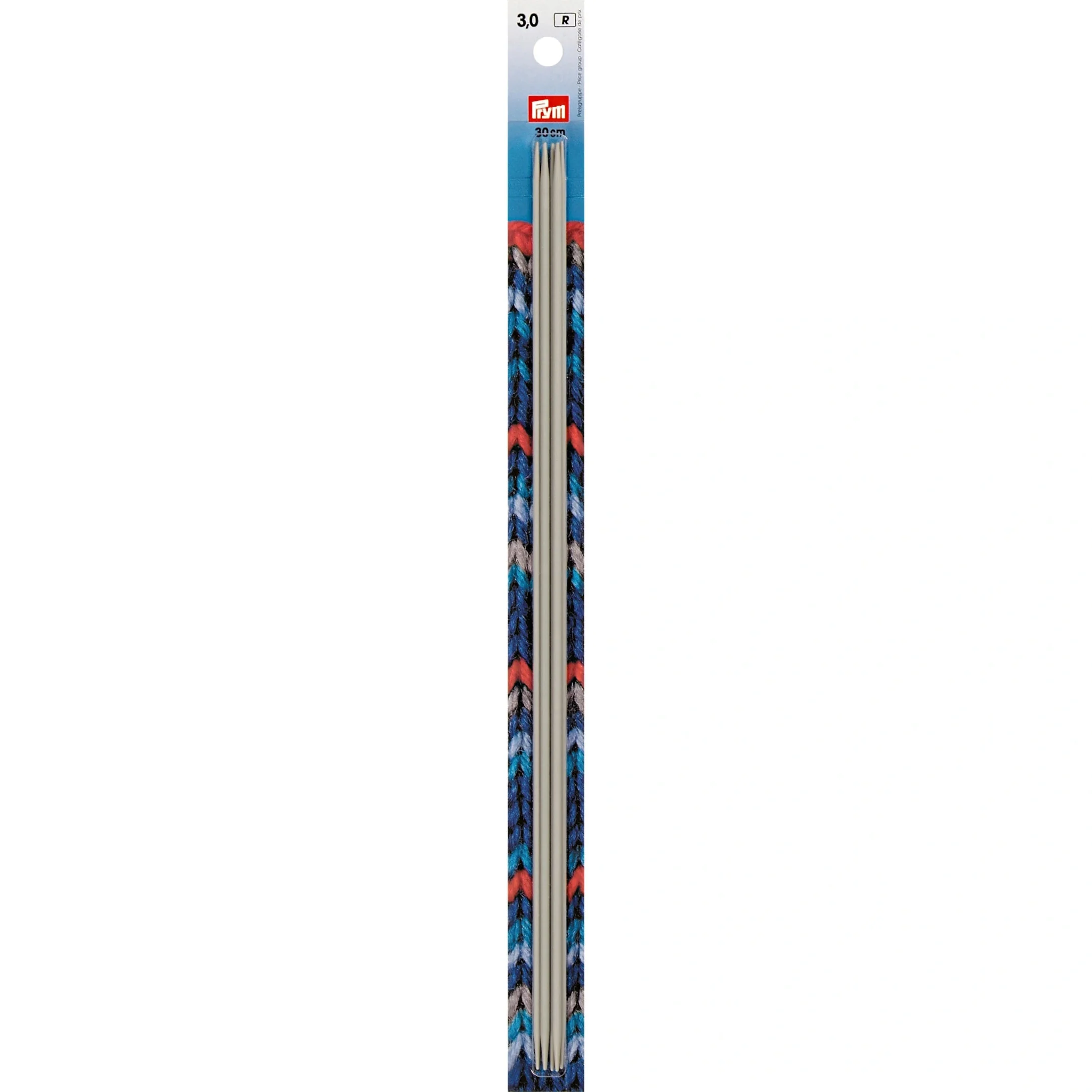 12" Double Point Knitting Needles, Aluminum - Image 2