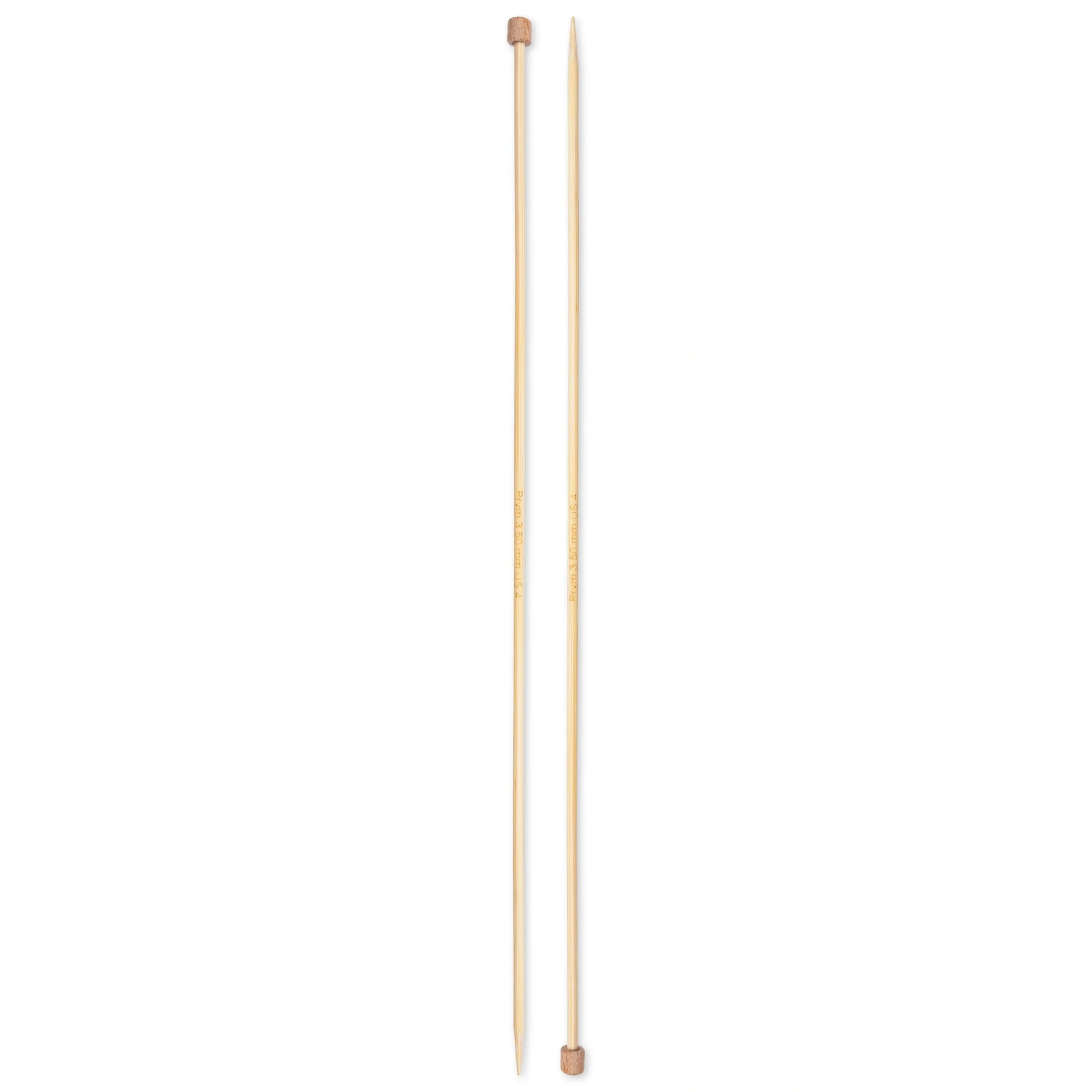 13" Single Point Knitting Needles, Bamboo - Image 13