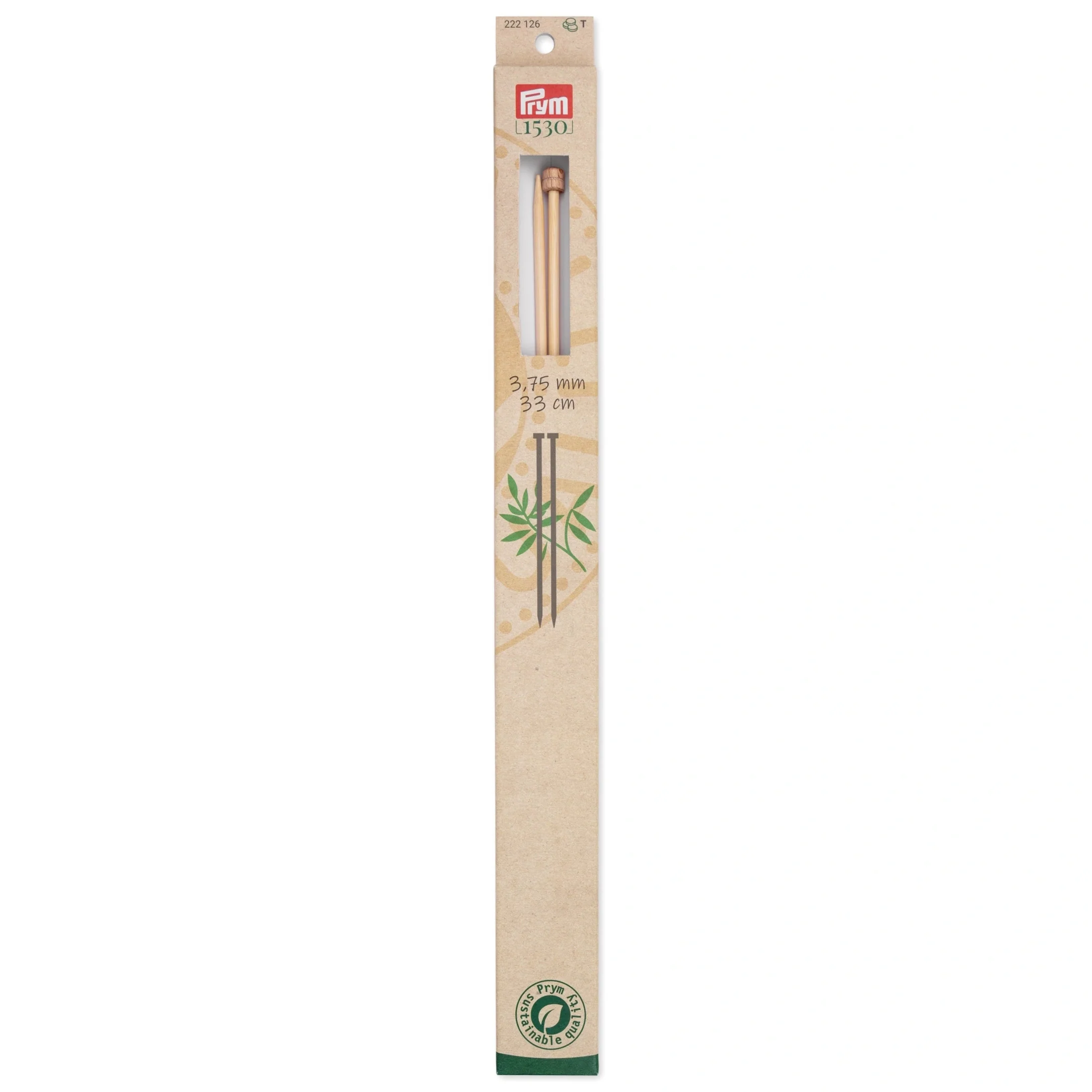 13" Single Point Knitting Needles, Bamboo - Image 17