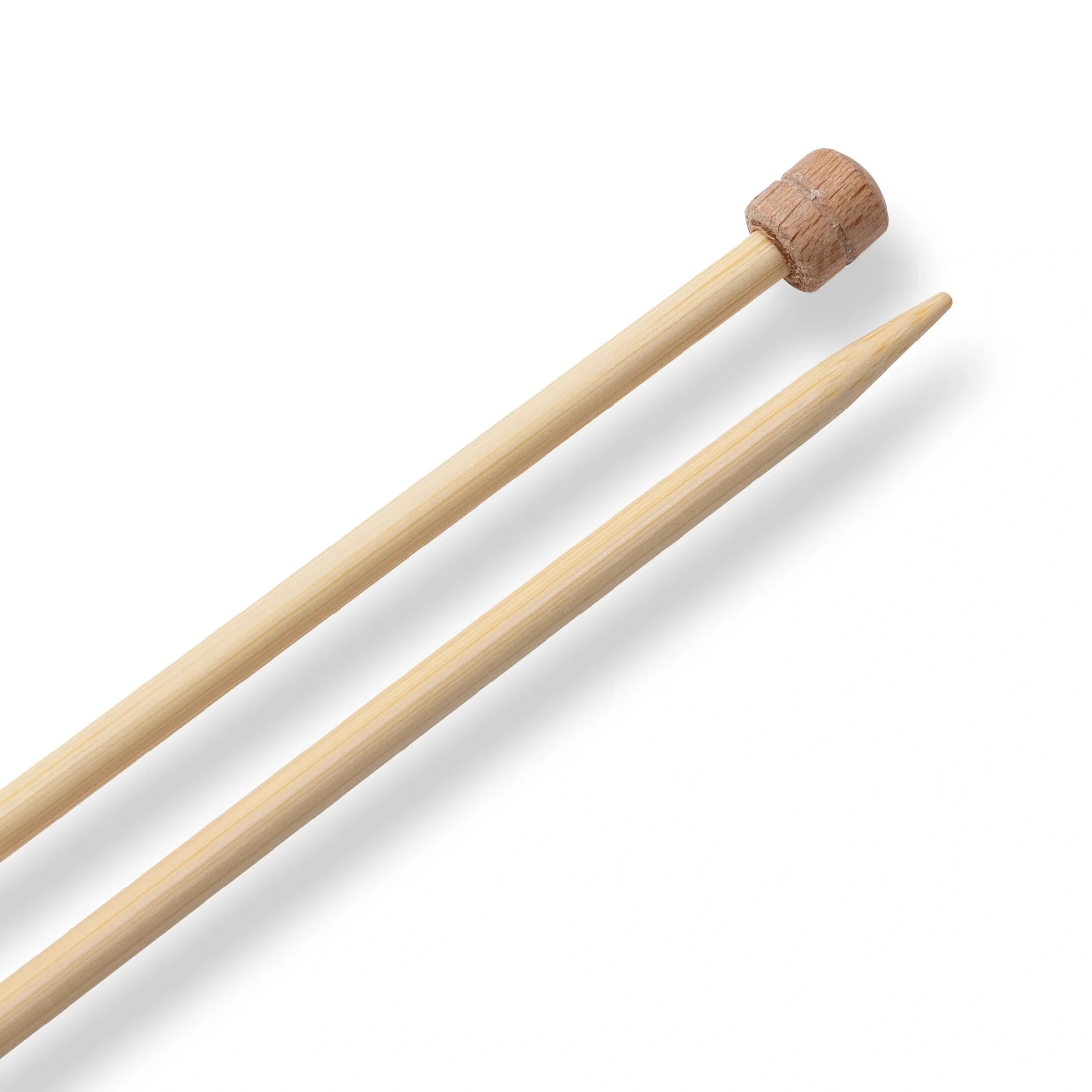 13" Single Point Knitting Needles, Bamboo - Image 21