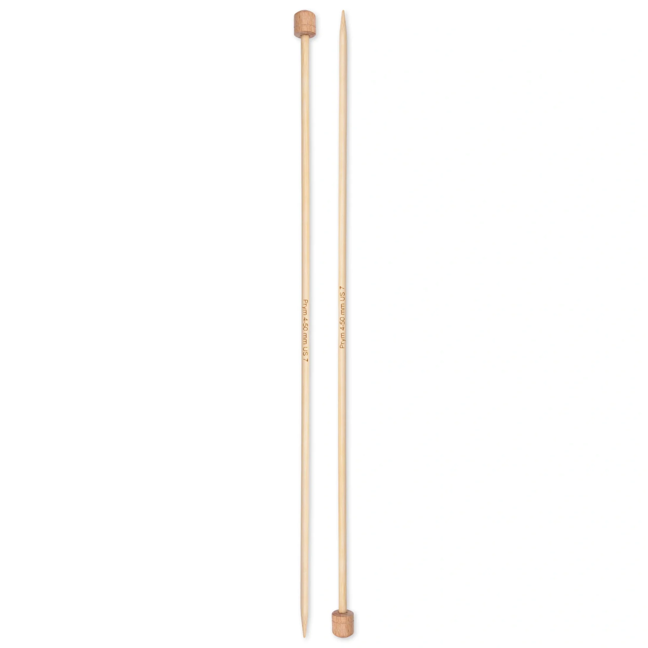 13" Single Point Knitting Needles, Bamboo - Image 22