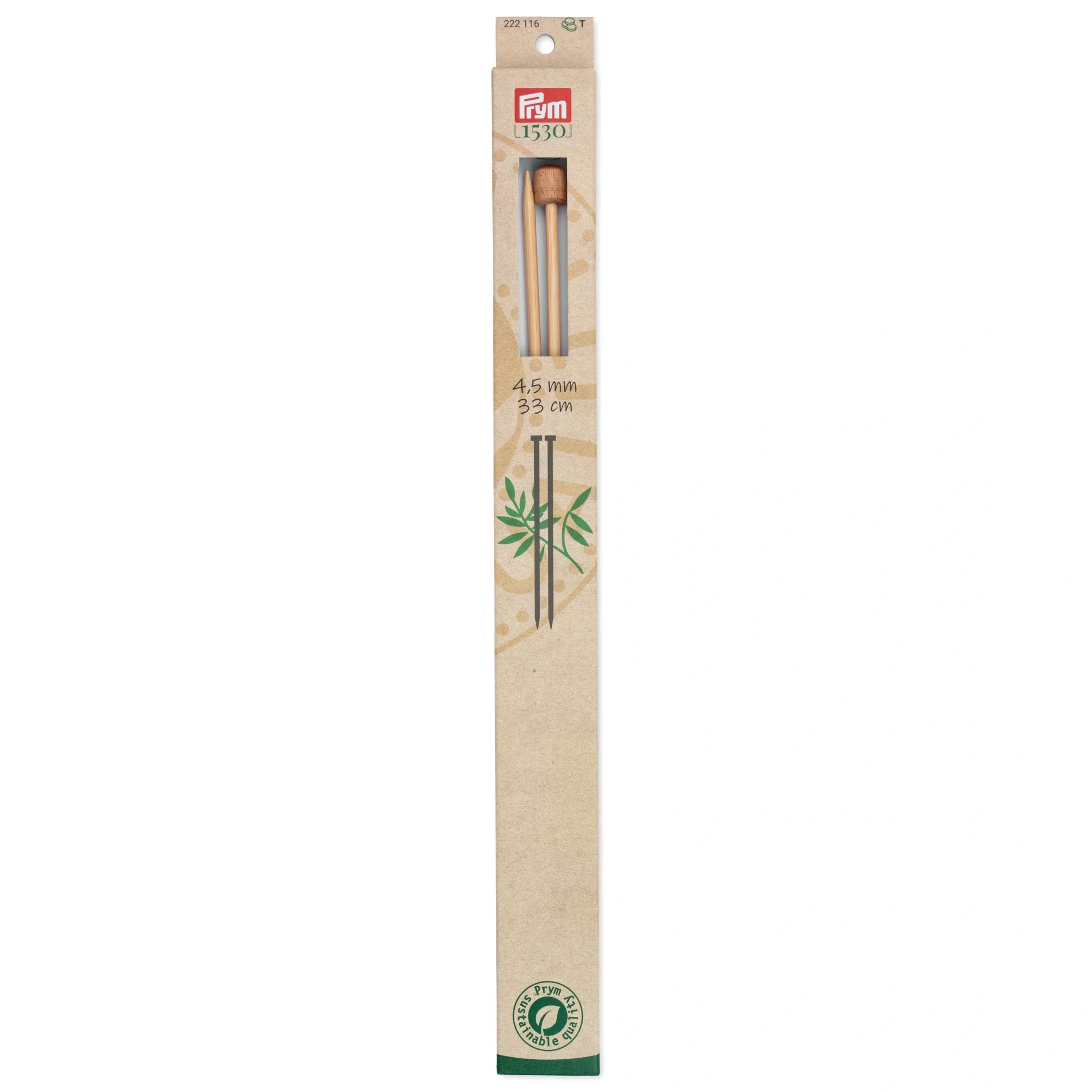 13" Single Point Knitting Needles, Bamboo - Image 23