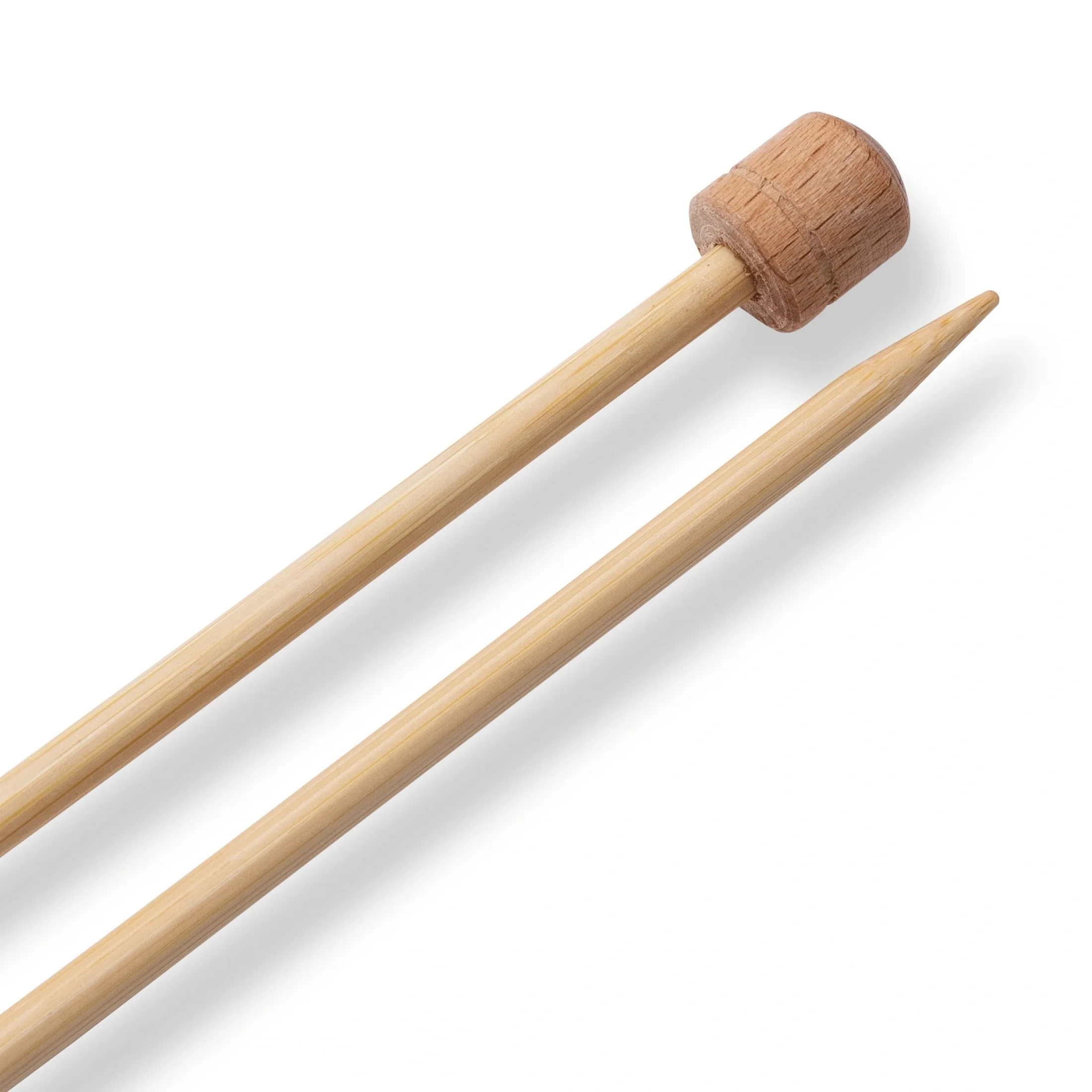 13" Single Point Knitting Needles, Bamboo - Image 24