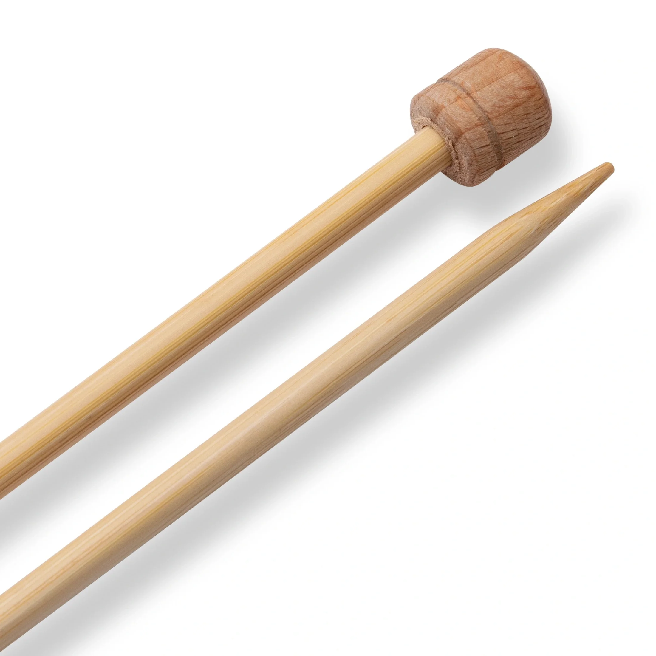 13" Single Point Knitting Needles, Bamboo - Image 27