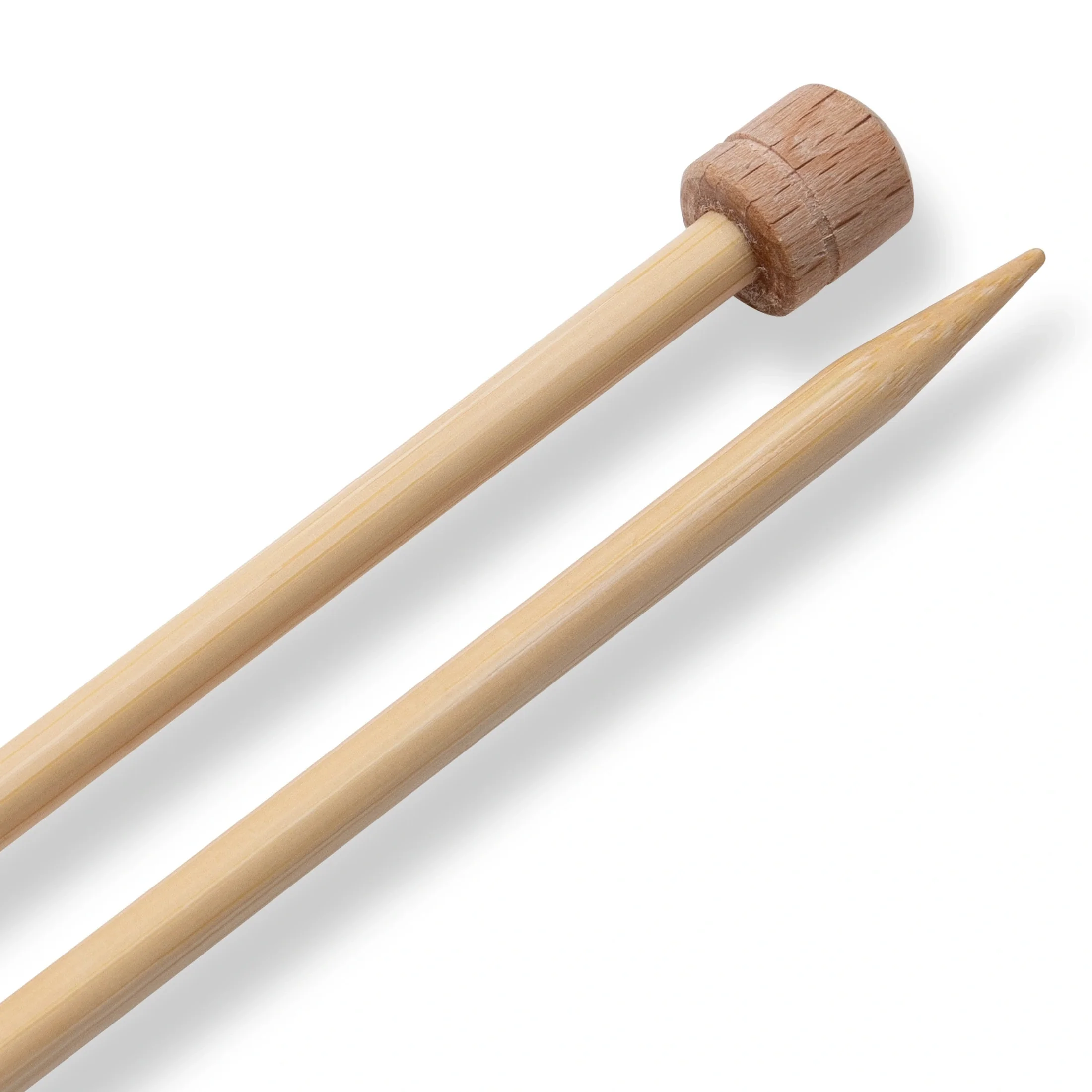 13" Single Point Knitting Needles, Bamboo - Image 30