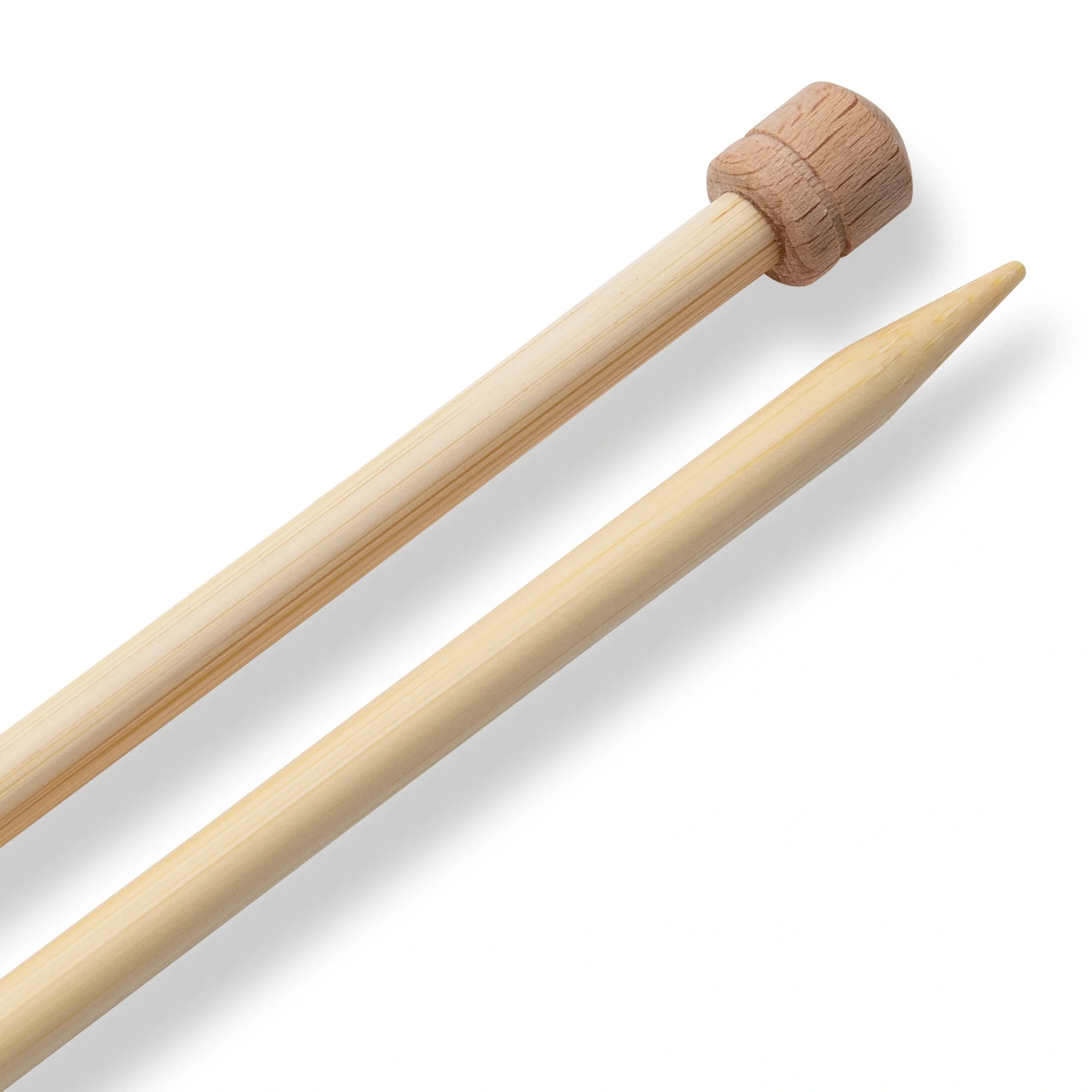 13" Single Point Knitting Needles, Bamboo - Image 36