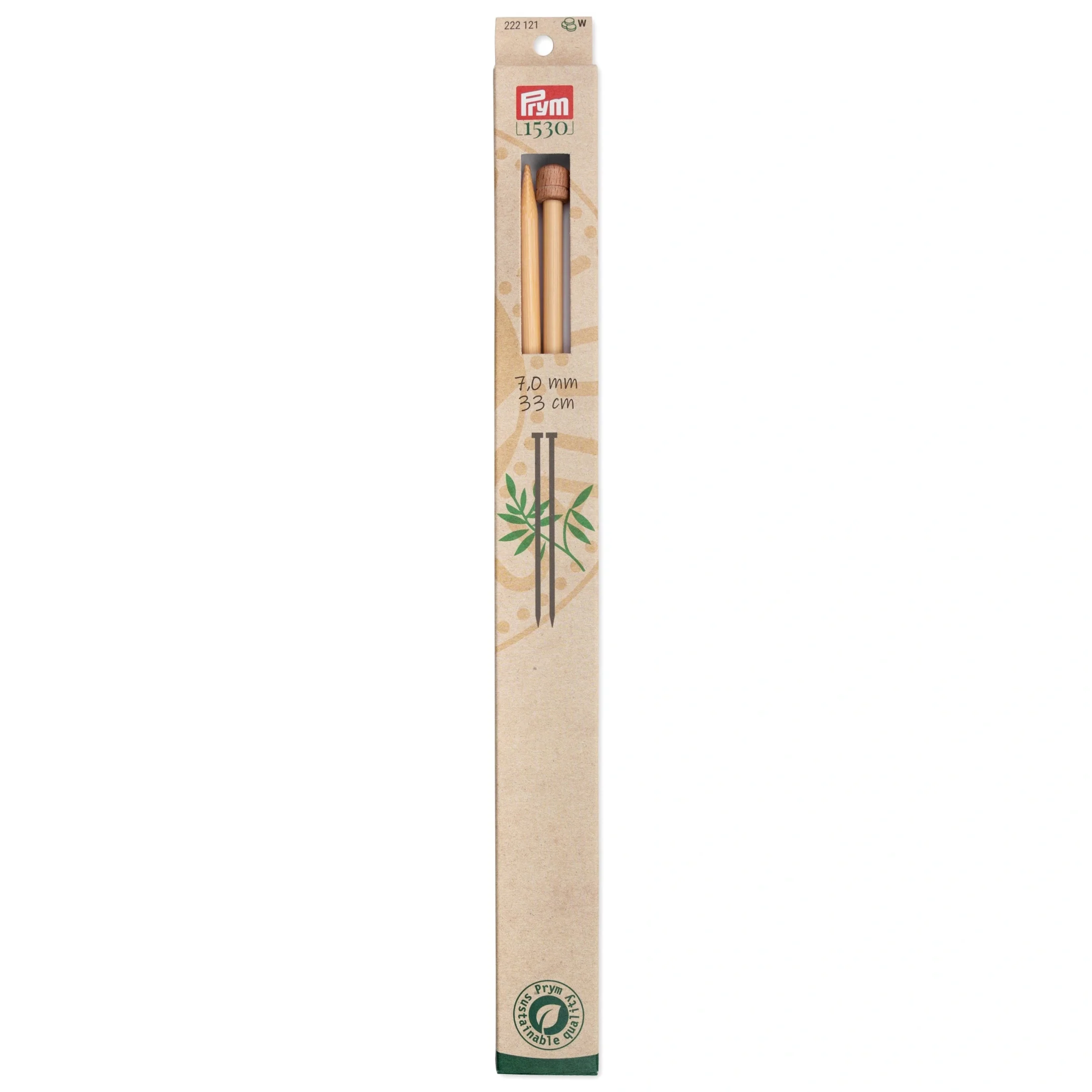 13" Single Point Knitting Needles, Bamboo - Image 38