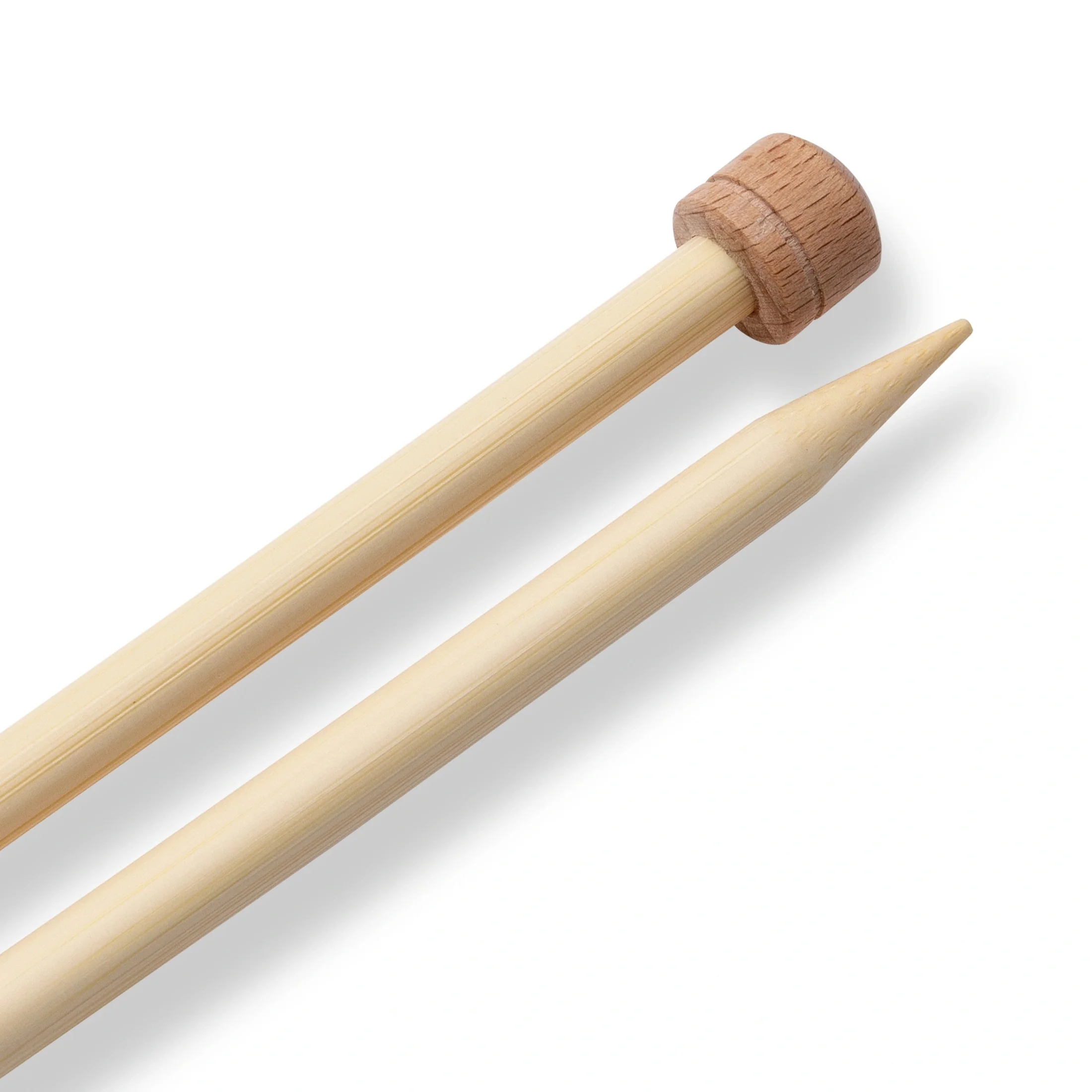 13" Single Point Knitting Needles, Bamboo - Image 42