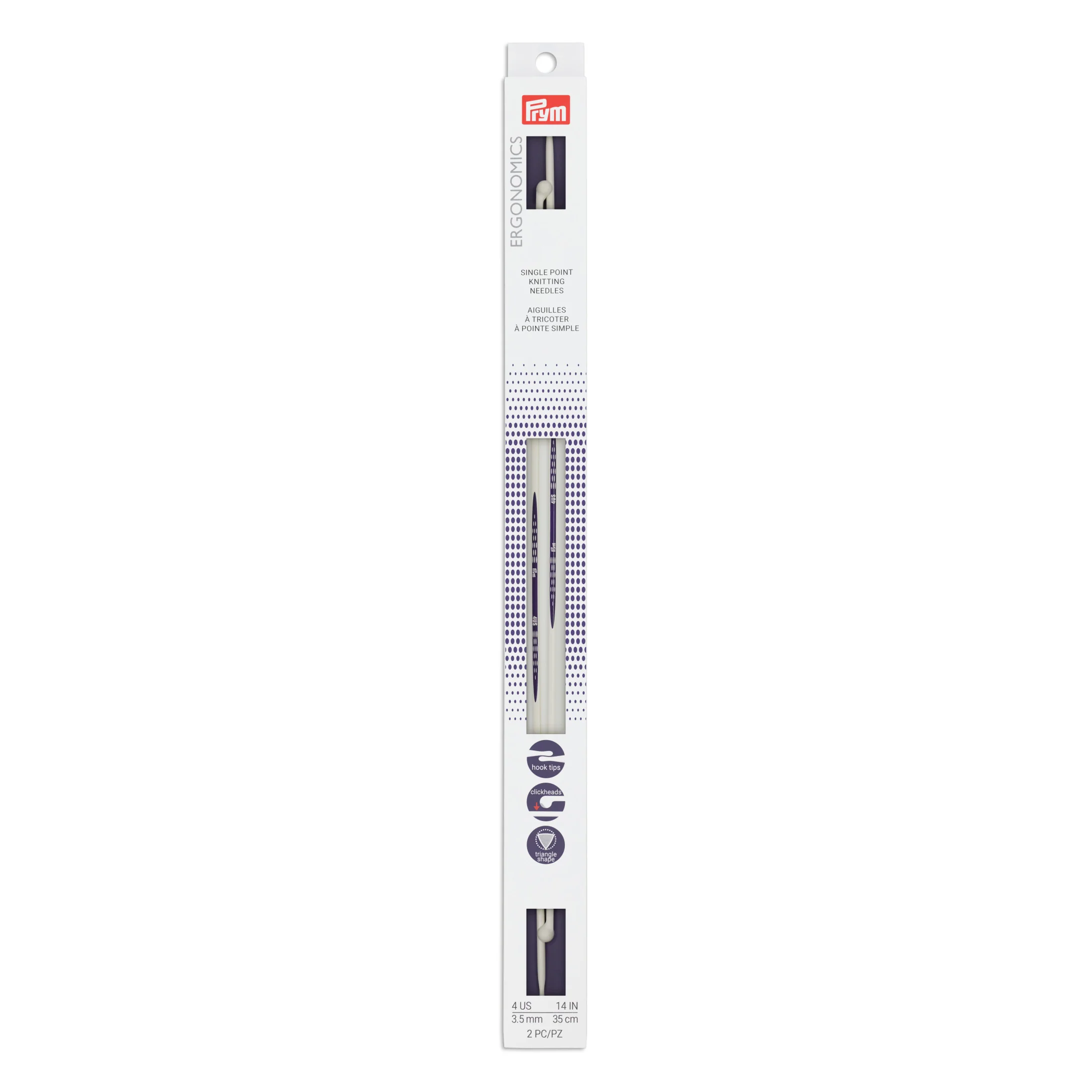14" Ergonomic Single Point Knitting Needles - Image 7