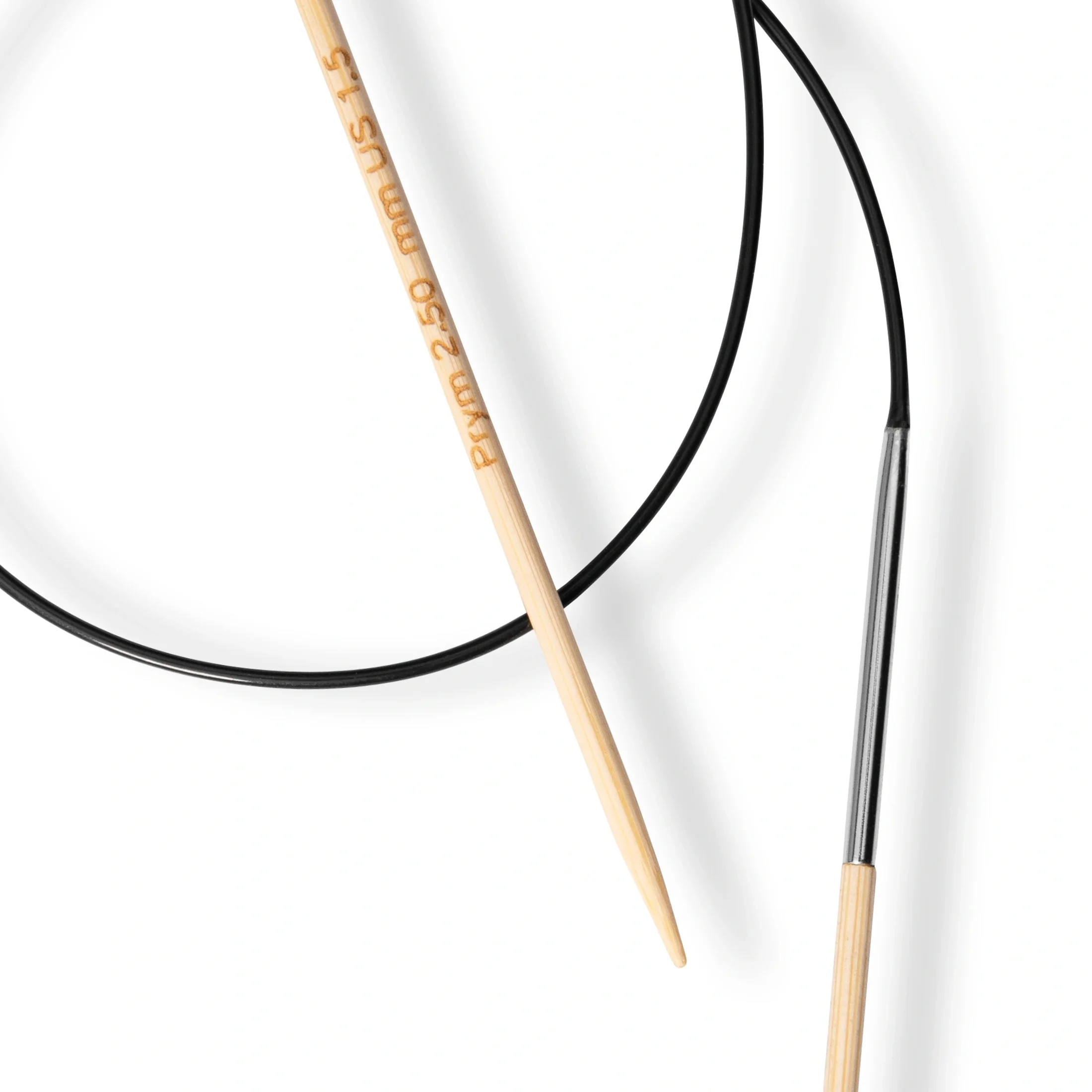 24" Circular Knitting Needles, Bamboo - Image 3