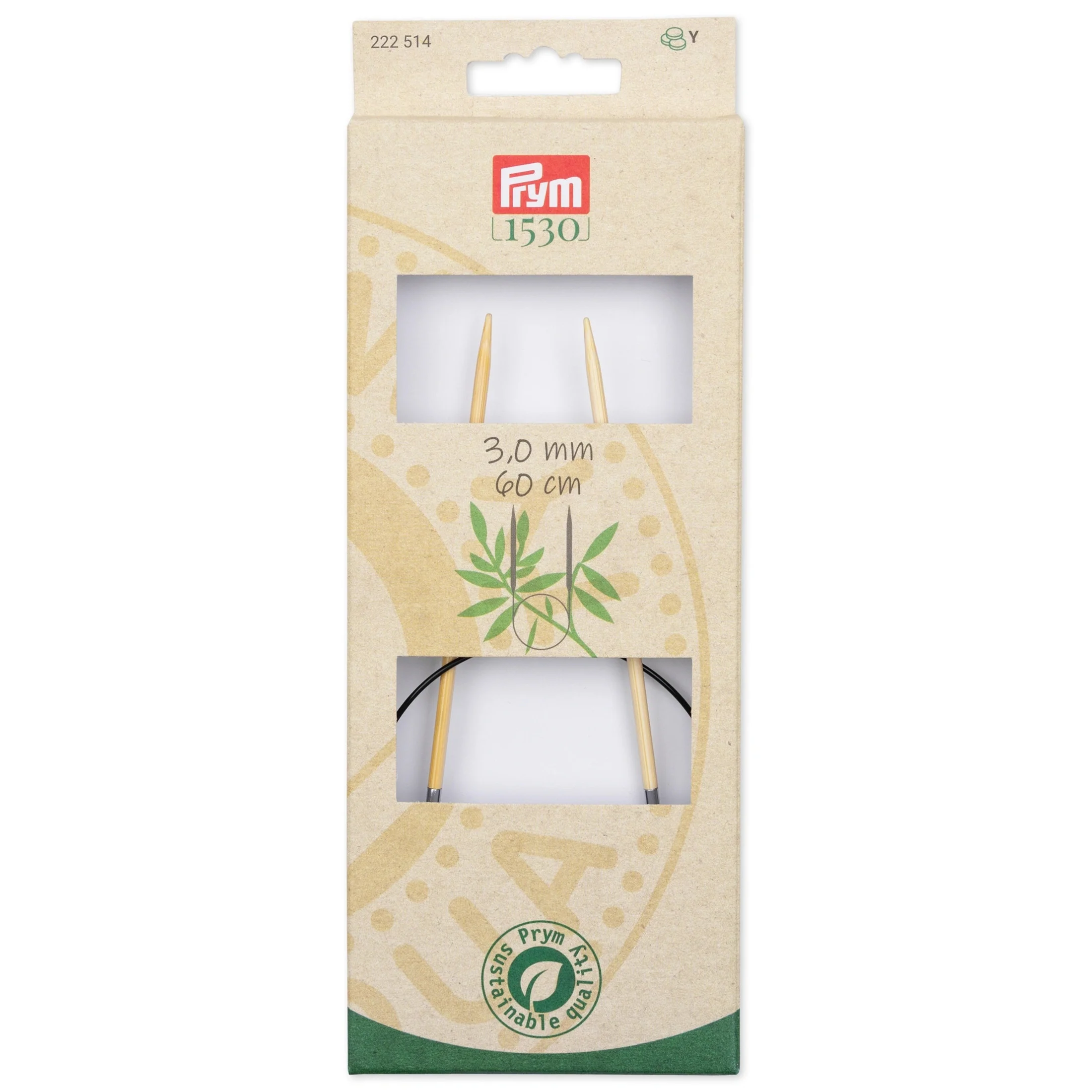 24" Circular Knitting Needles, Bamboo - Image 5