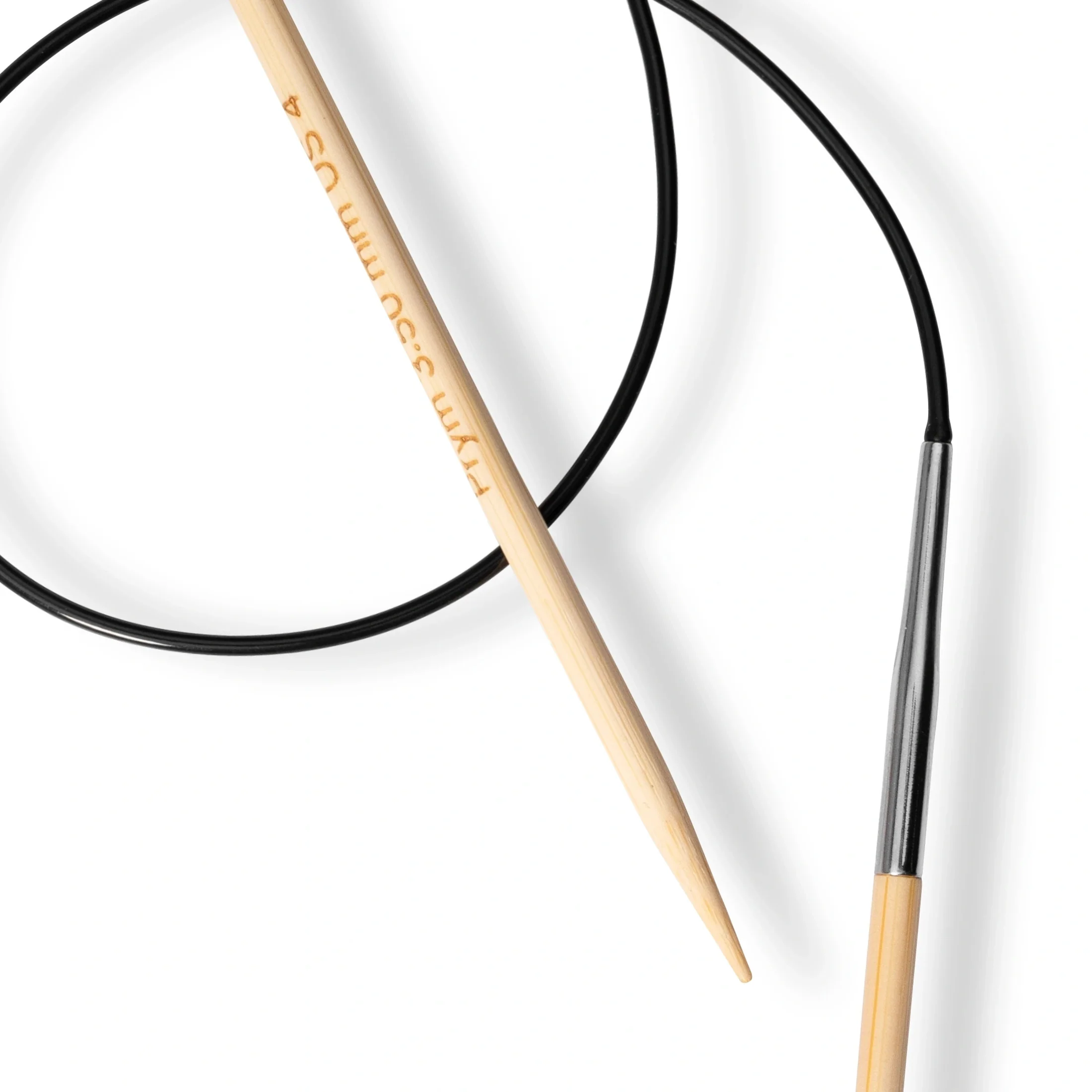 24" Circular Knitting Needles, Bamboo - Image 9