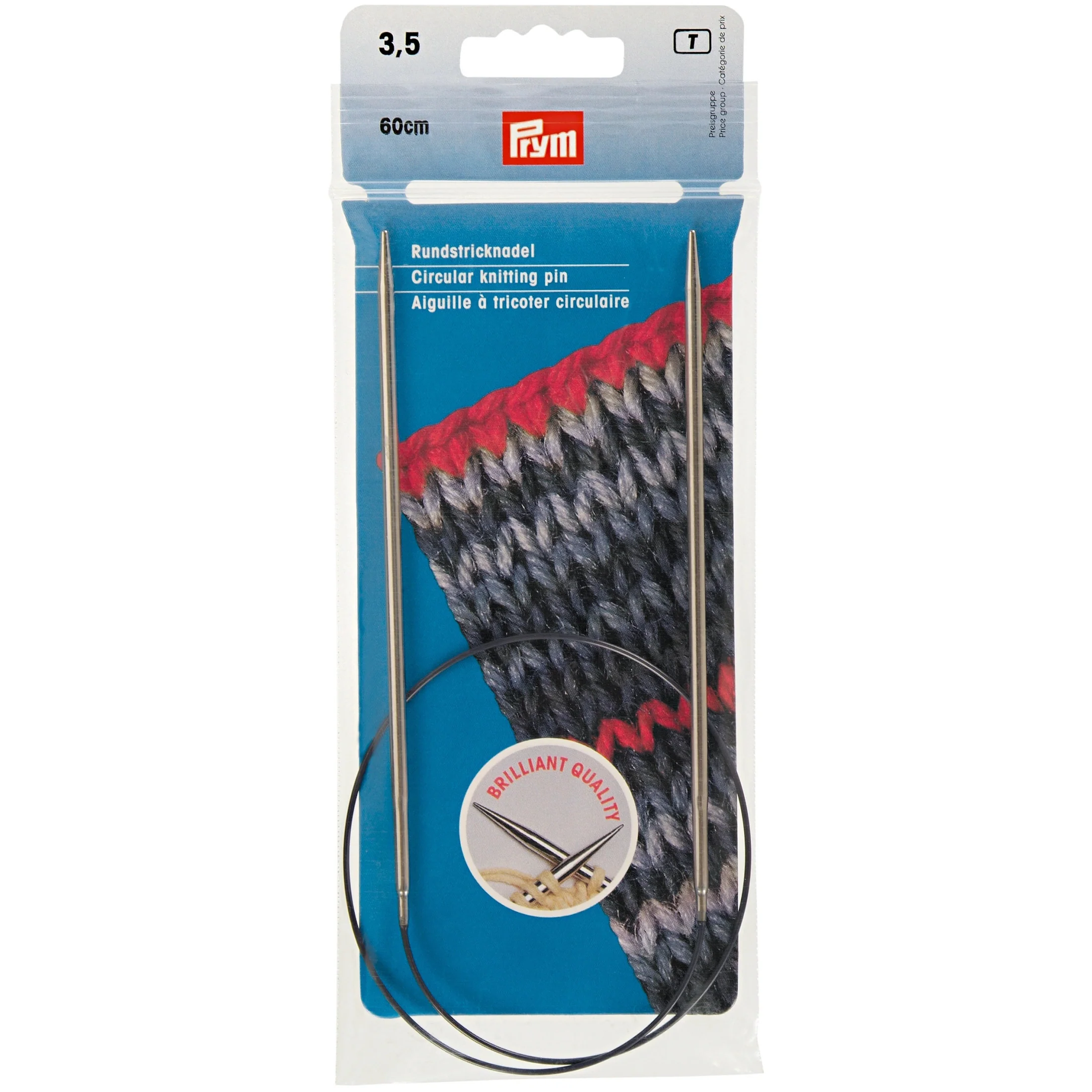 24" Circular Knitting Needles, Brass - Image 5