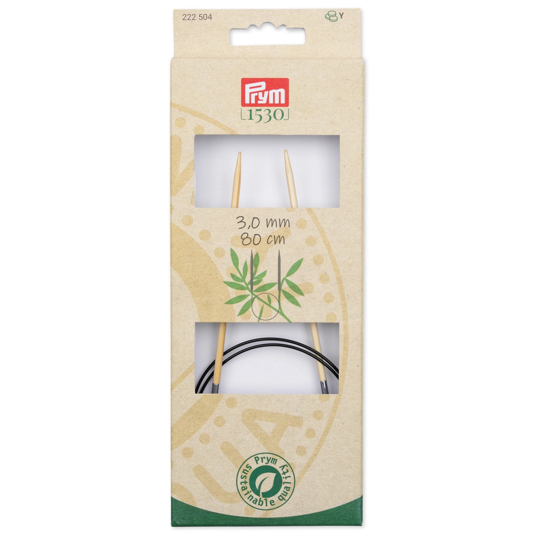32" Circular Knitting Needles, Bamboo - Image 5