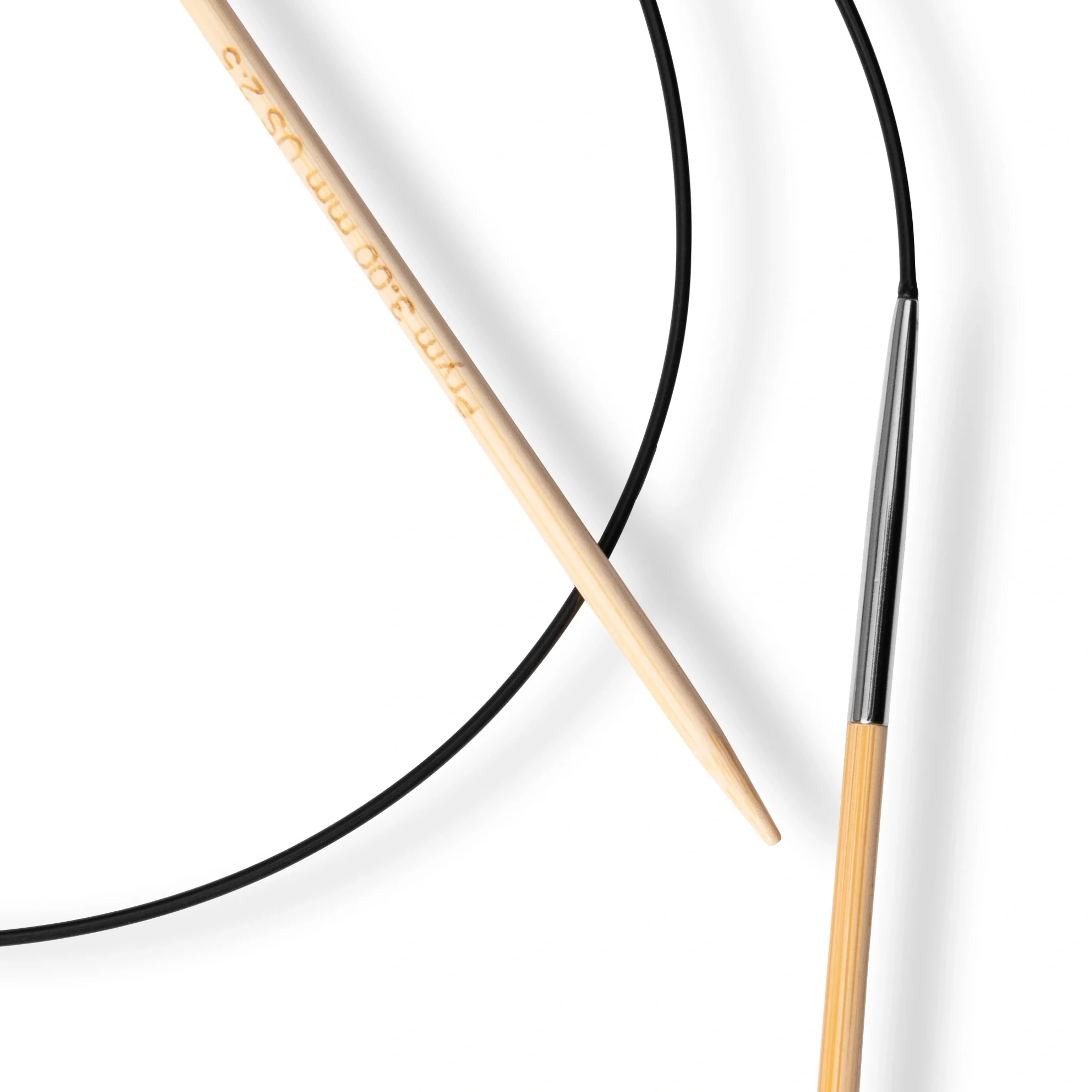 32" Circular Knitting Needles, Bamboo - Image 6