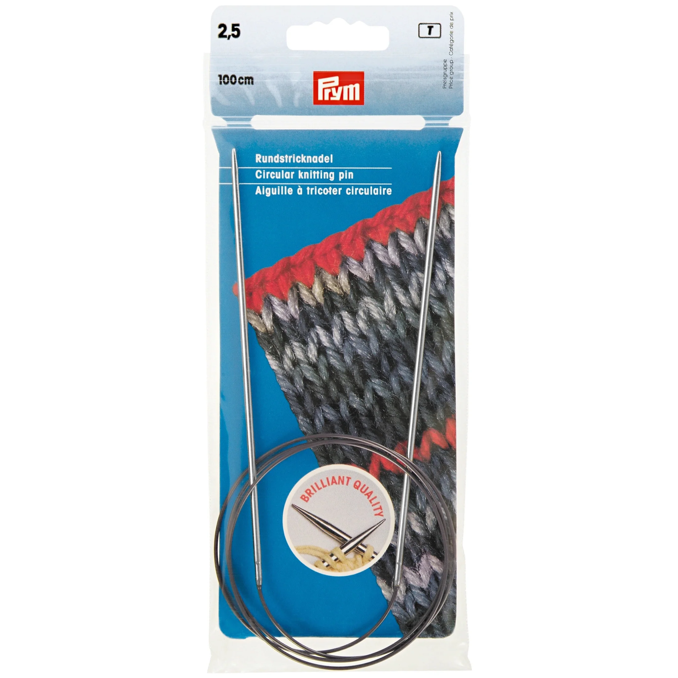 40" Circular Knitting Needles, Brass