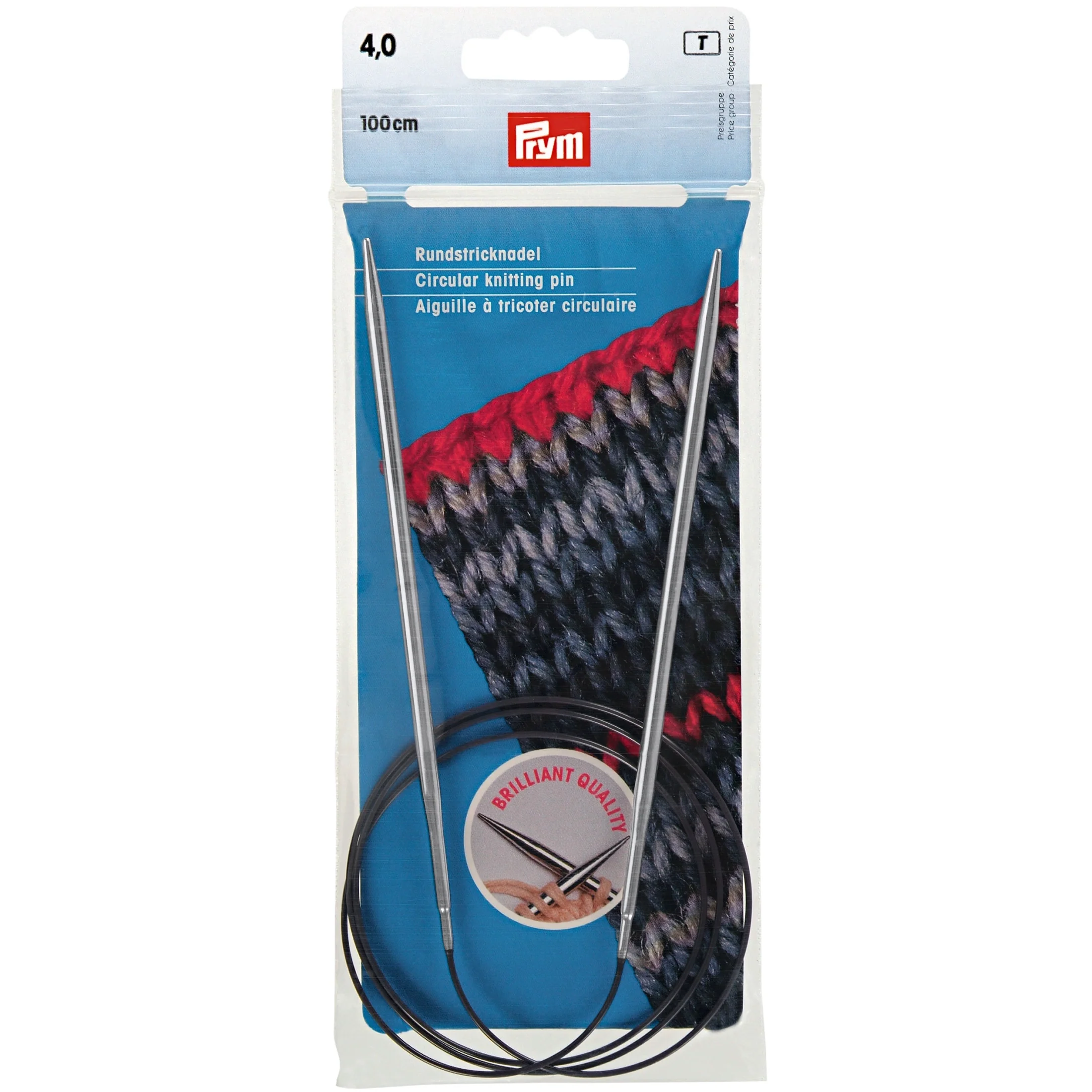 40" Circular Knitting Needles, Brass - Image 5