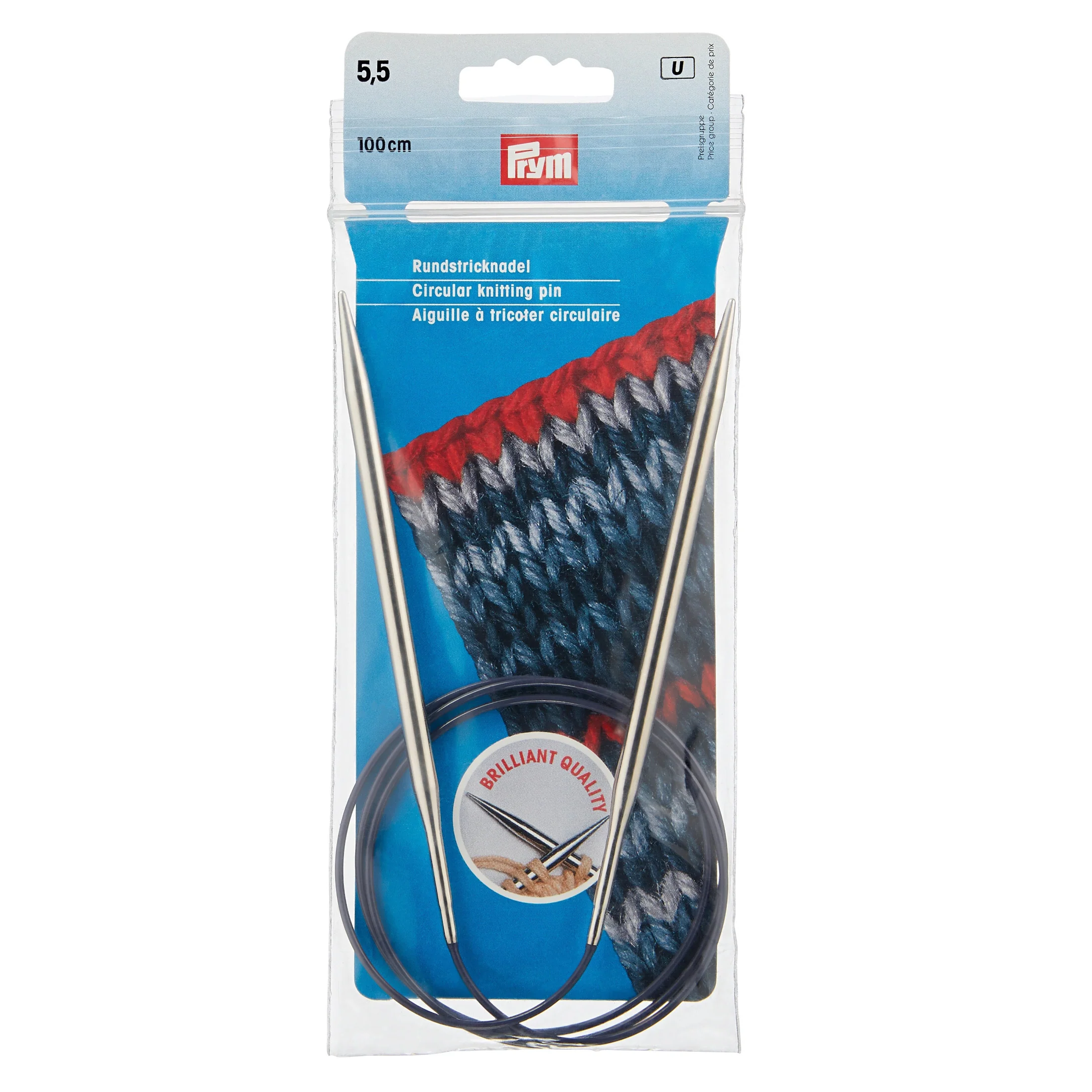 40" Circular Knitting Needles, Brass - Image 8