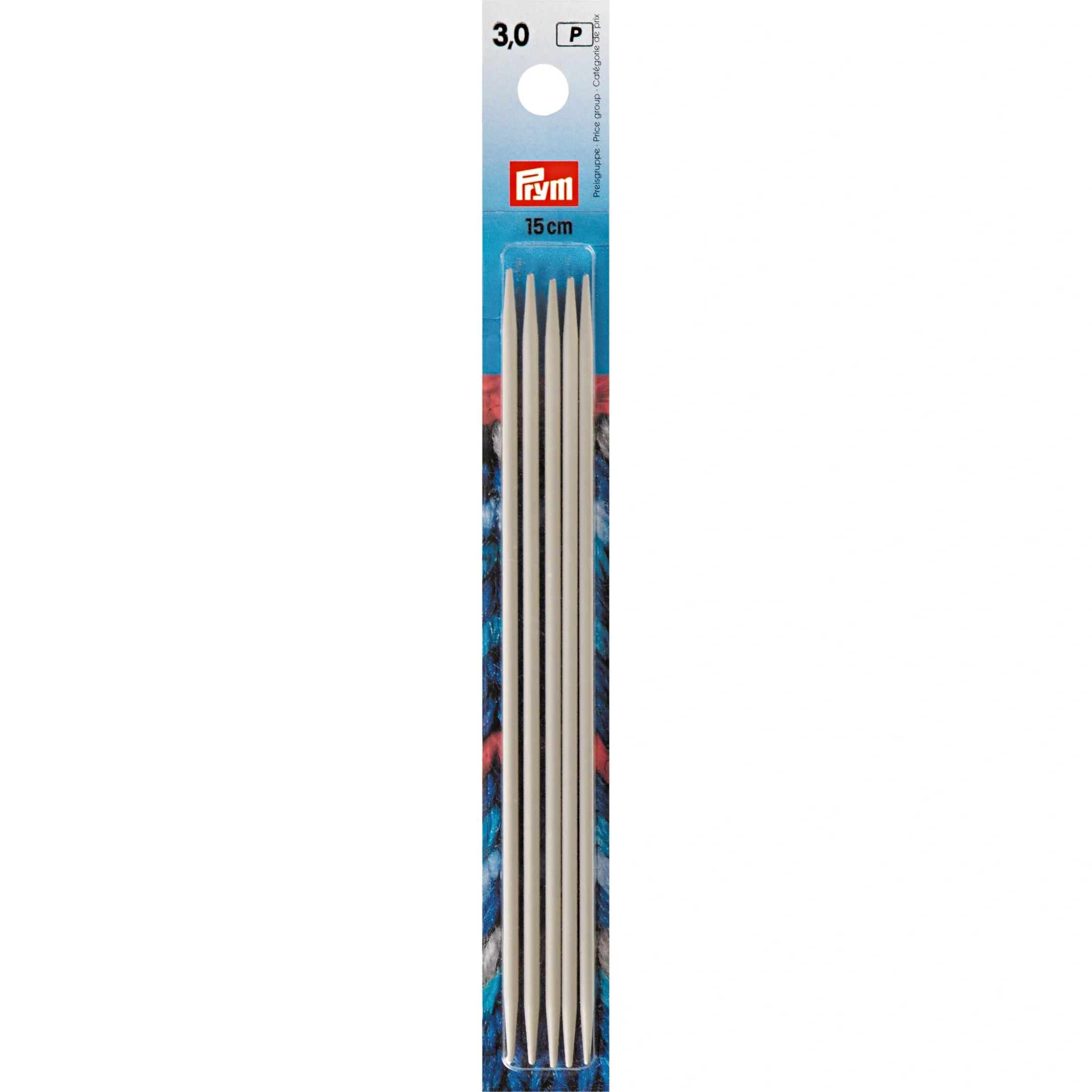 6" Double Point Knitting Needles, Aluminum - Image 4