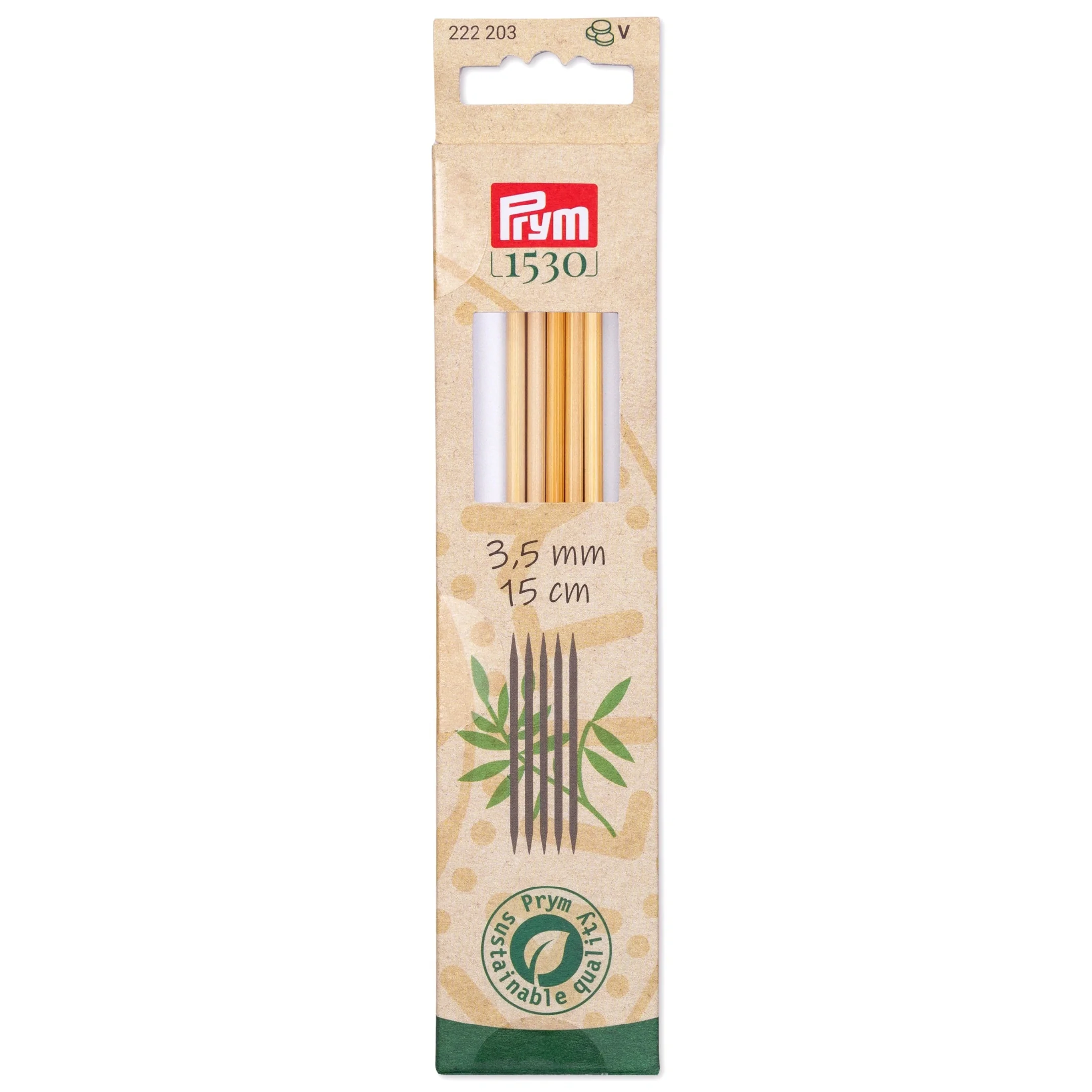 6" Double Point Knitting Needles, Bamboo - Image 11