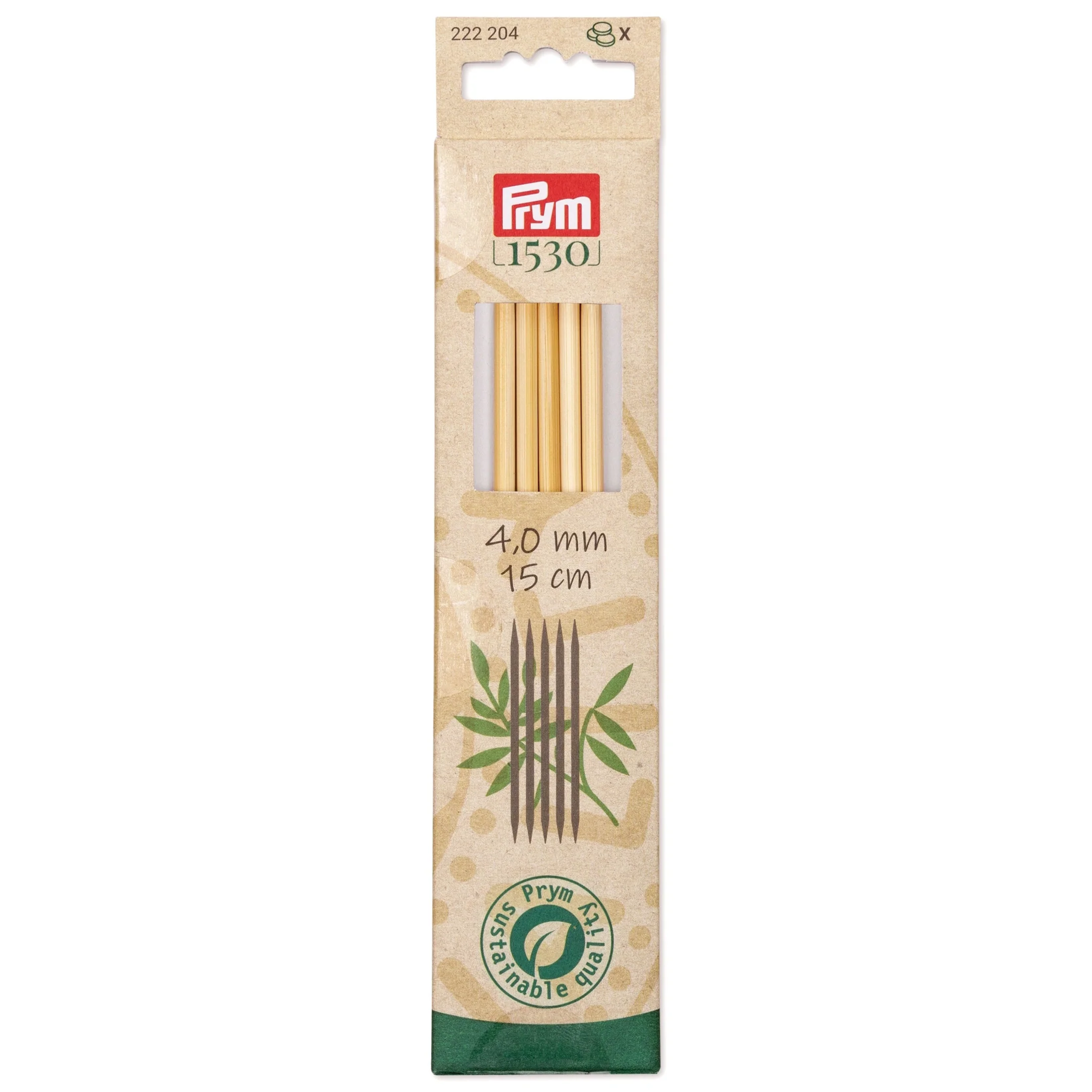 6" Double Point Knitting Needles, Bamboo - Image 14