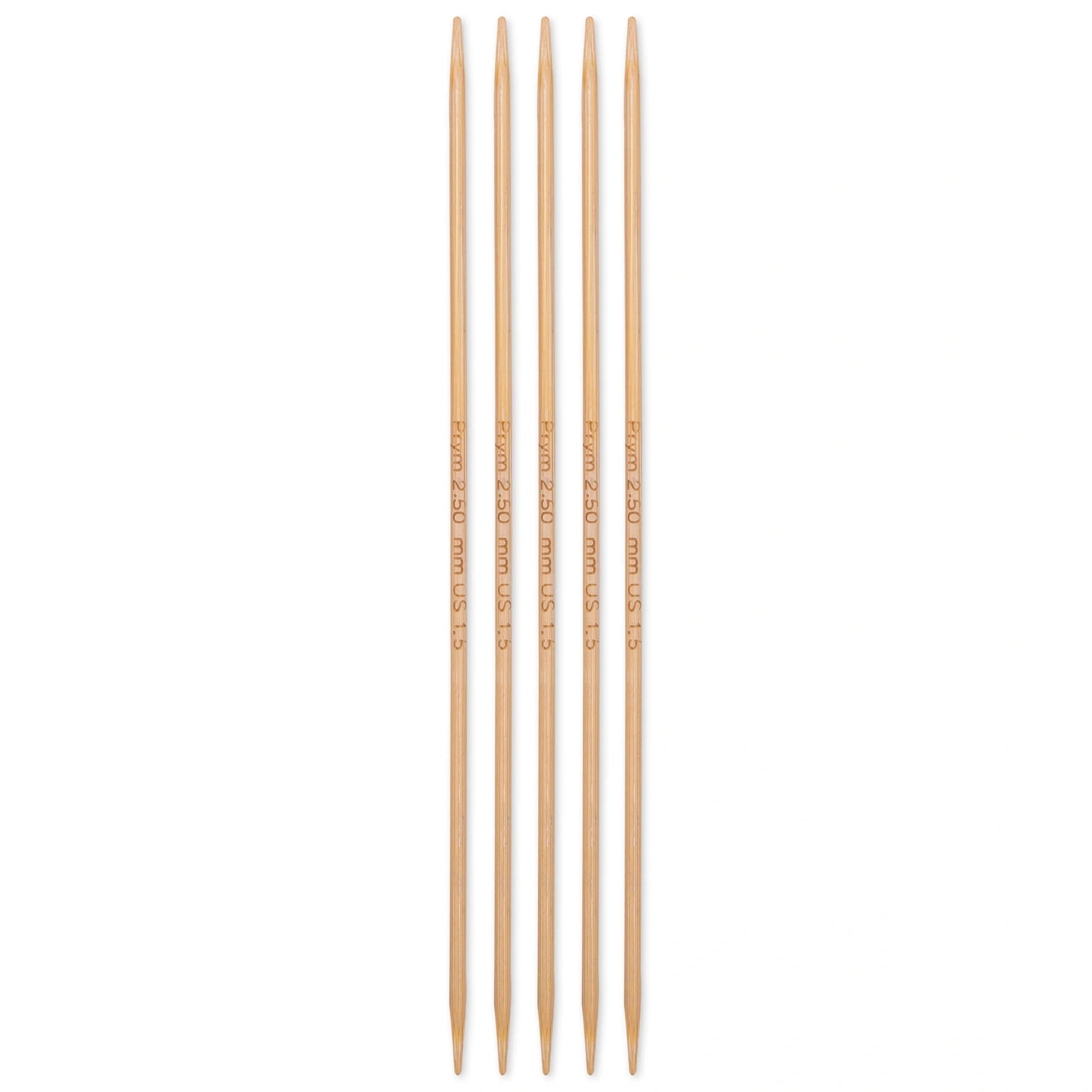 6" Double Point Knitting Needles, Bamboo - Image 4