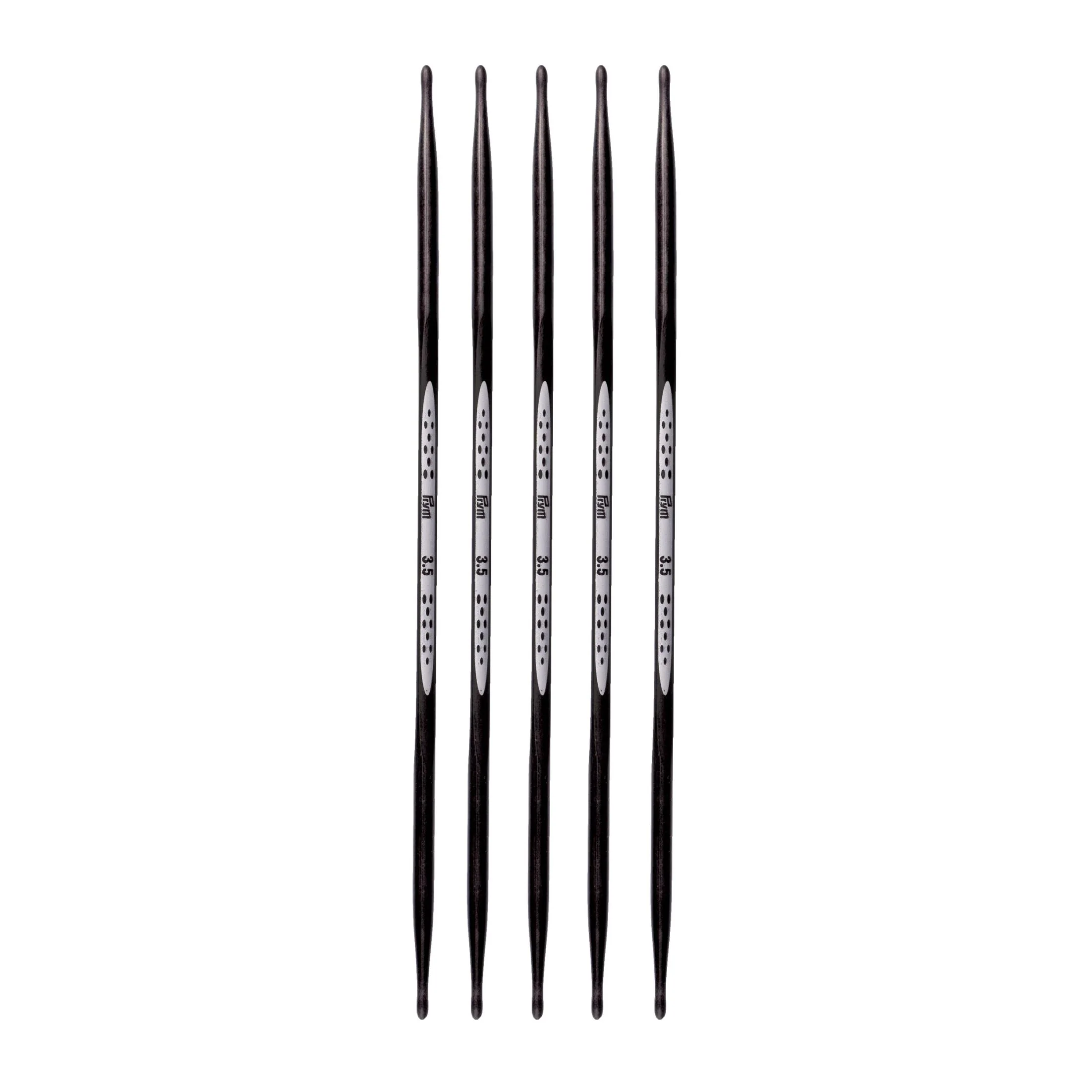 6" Ergonomic Double Point Knitting Needles, Carbon - Image 7