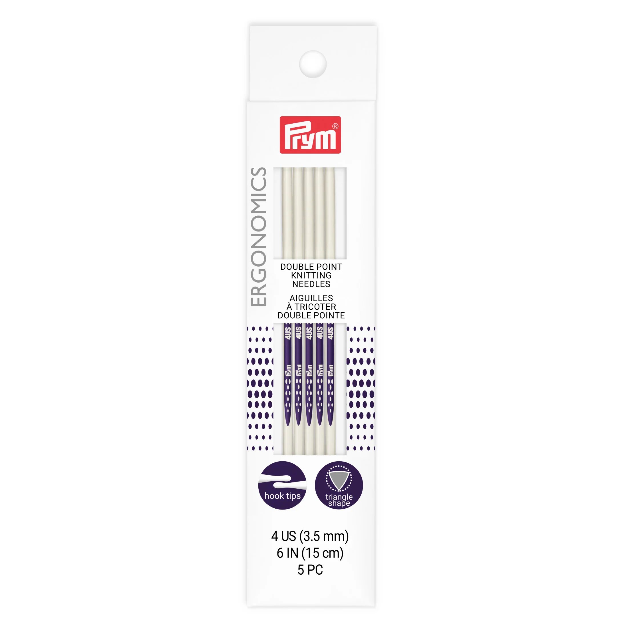 6" Ergonomic Double Point Knitting Needles - Image 12