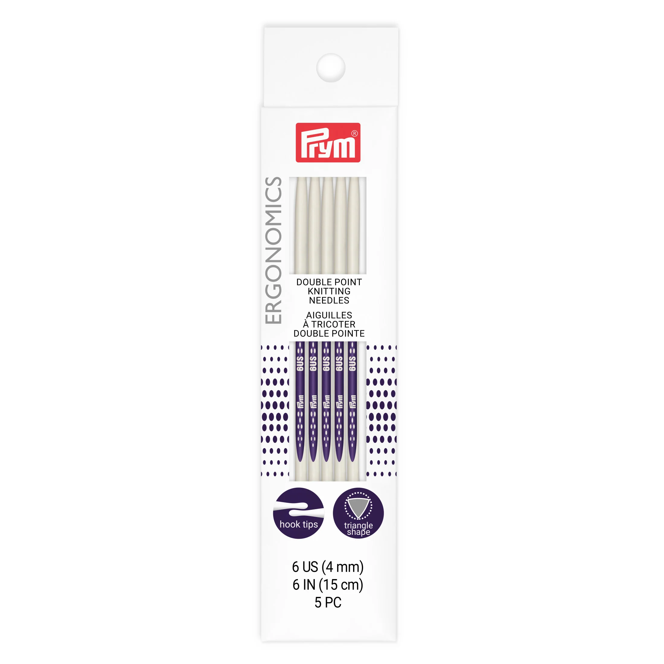 6" Ergonomic Double Point Knitting Needles - Image 16