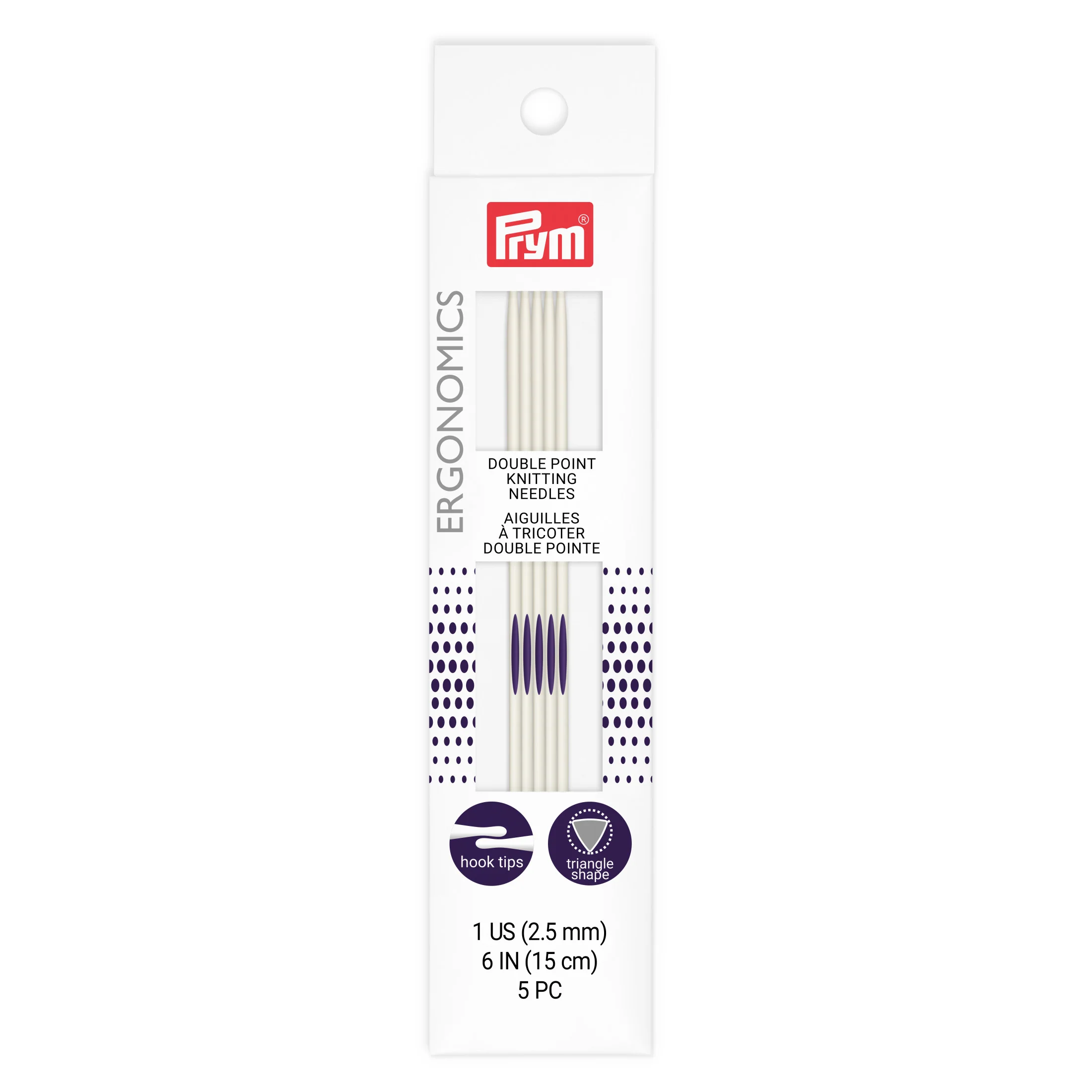 6" Ergonomic Double Point Knitting Needles - Image 4
