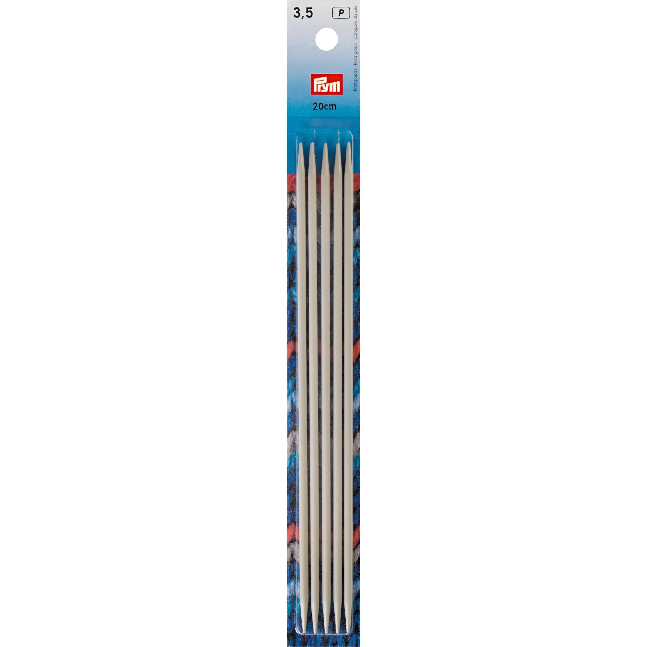 8" Double Point Knitting Needles, Aluminum - Image 4