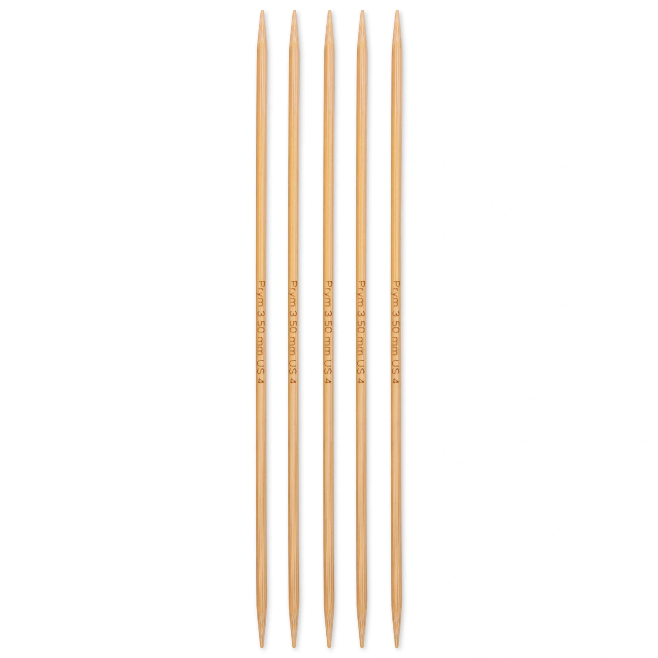 8" Double Point Knitting Needles, Bamboo - Image 10